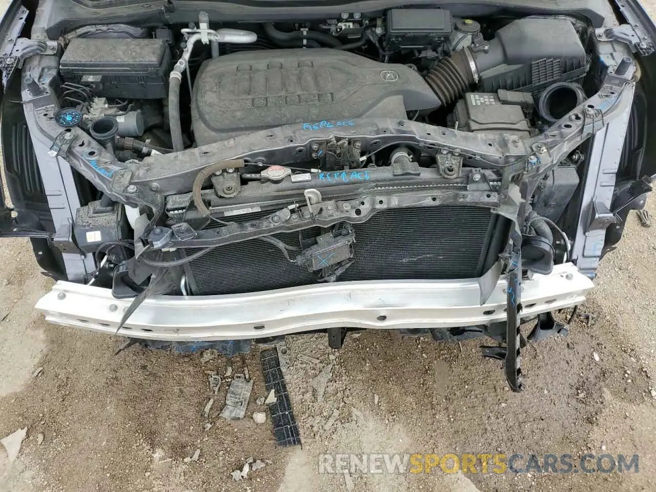 11 fotografías del automóvil dañado 5J8YD4H38LL005822 ACURA MDX 2020