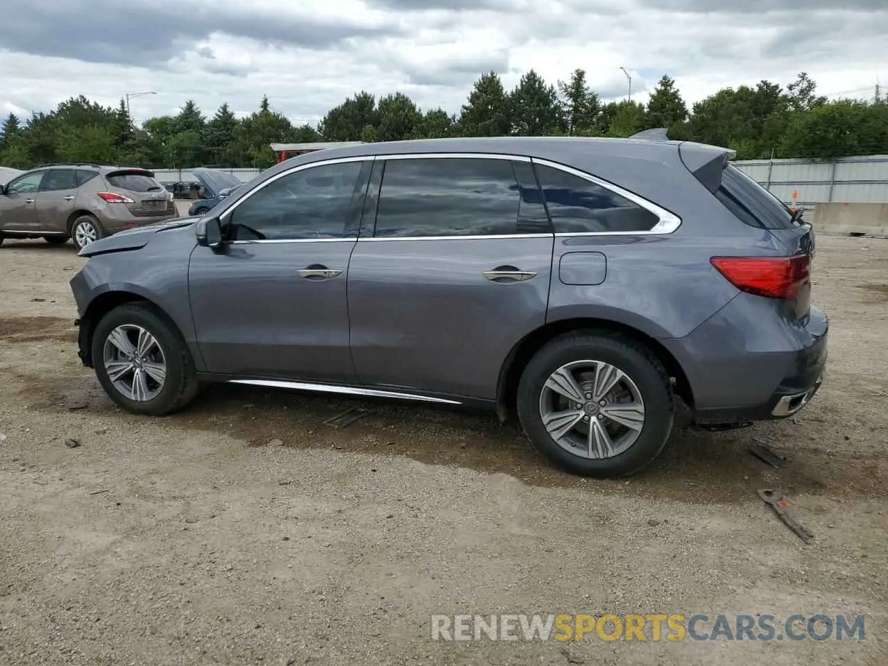 2 fotografías del automóvil dañado 5J8YD4H38LL005822 ACURA MDX 2020