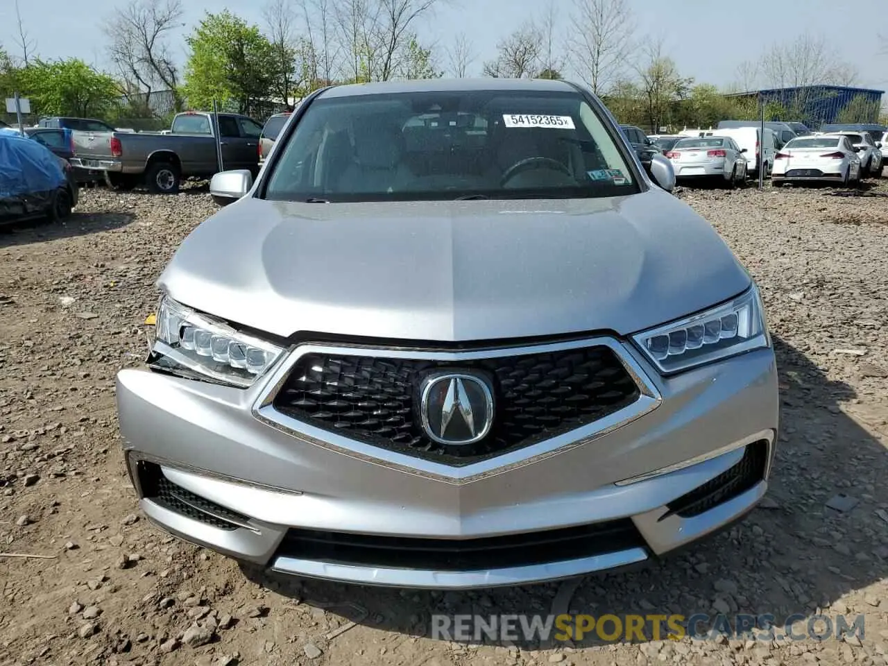 5 fotografías del automóvil dañado 5J8YD4H38LL035953 ACURA MDX 2020