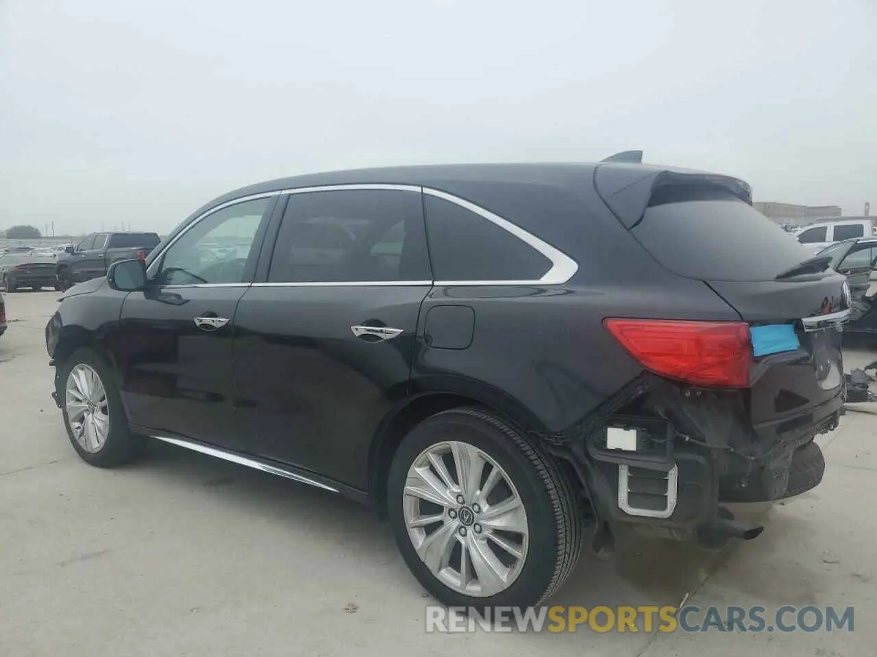 2 fotografías del automóvil dañado 5J8YD4H50LL009560 ACURA MDX 2020