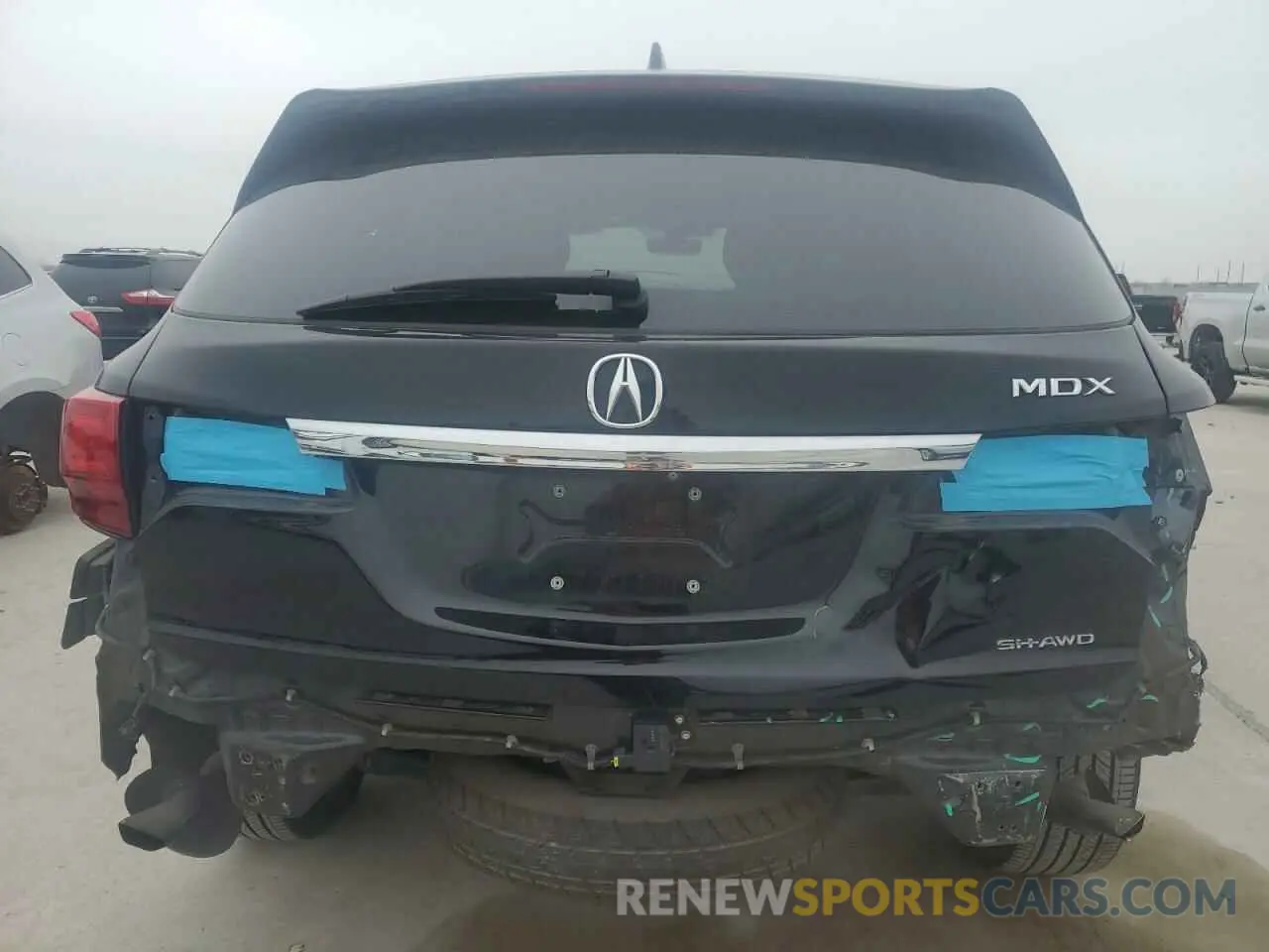 6 fotografías del automóvil dañado 5J8YD4H50LL009560 ACURA MDX 2020