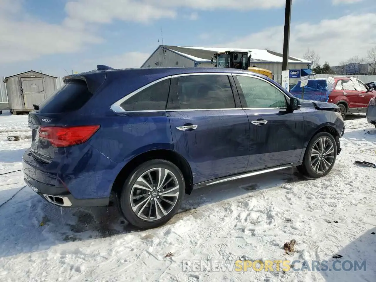 3 fotografías del automóvil dañado 5J8YD4H51LL037447 ACURA MDX 2020