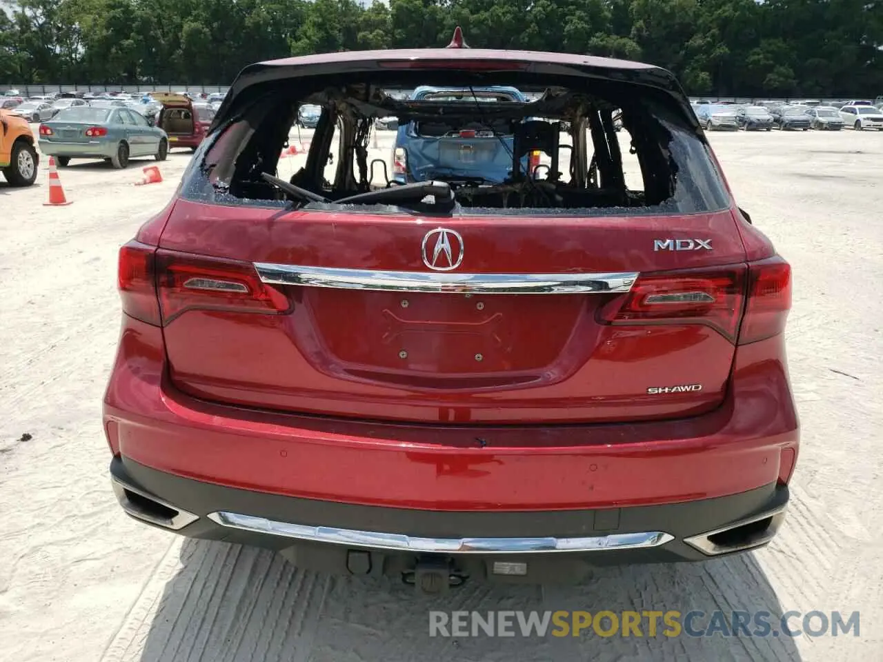 6 fotografías del automóvil dañado 5J8YD4H52LL047971 ACURA MDX 2020