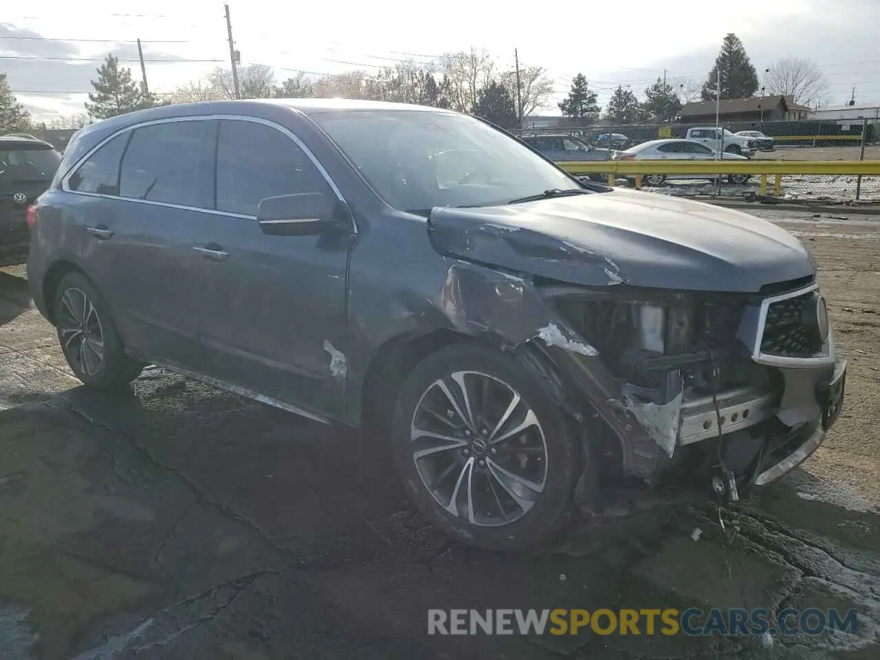 4 fotografías del automóvil dañado 5J8YD4H53LL056968 ACURA MDX 2020