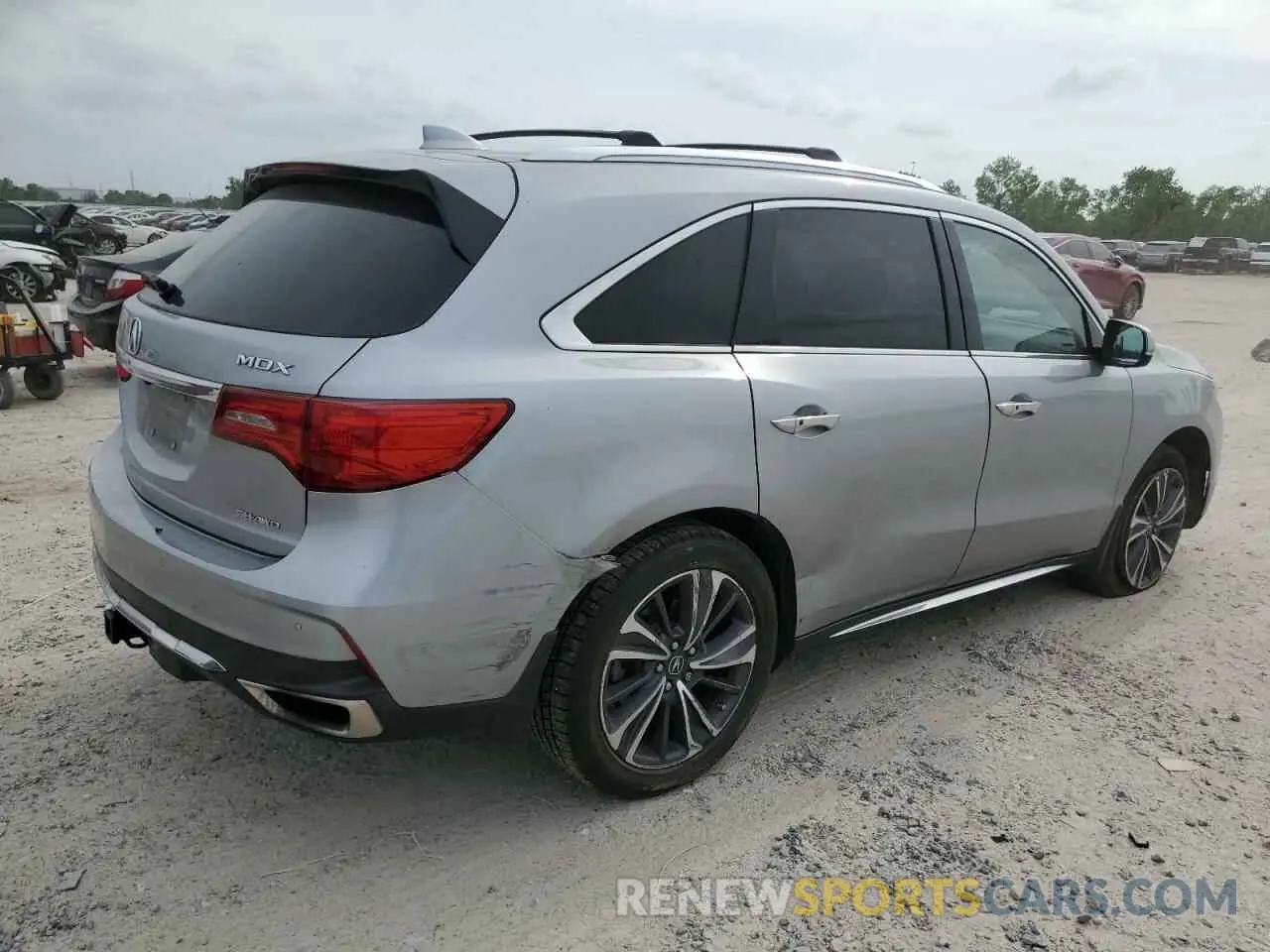 3 fotografías del automóvil dañado 5J8YD4H54LL027303 ACURA MDX 2020