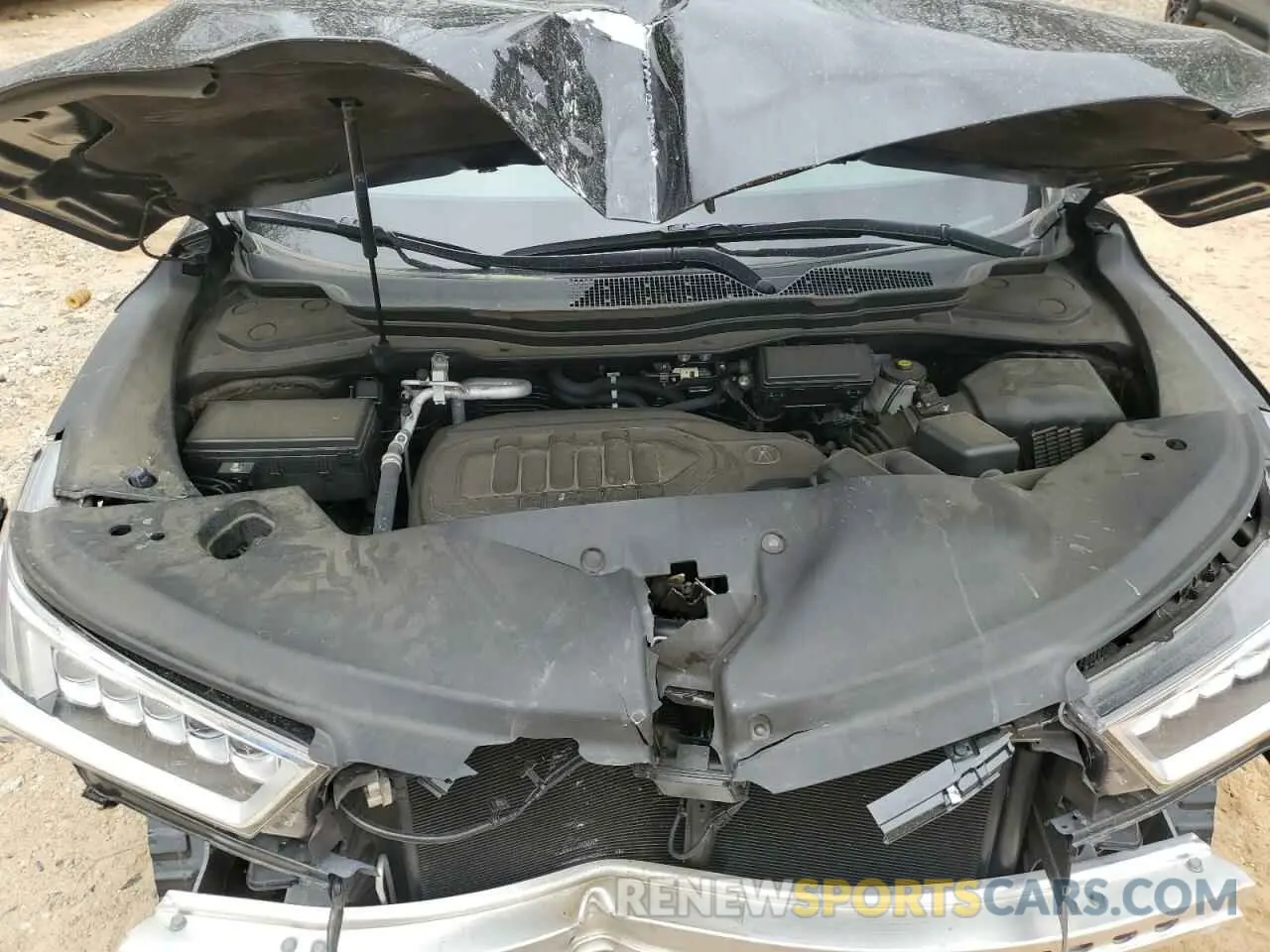 12 fotografías del automóvil dañado 5J8YD4H54LL037846 ACURA MDX 2020