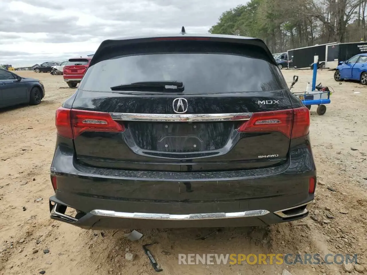 6 fotografías del automóvil dañado 5J8YD4H54LL037846 ACURA MDX 2020