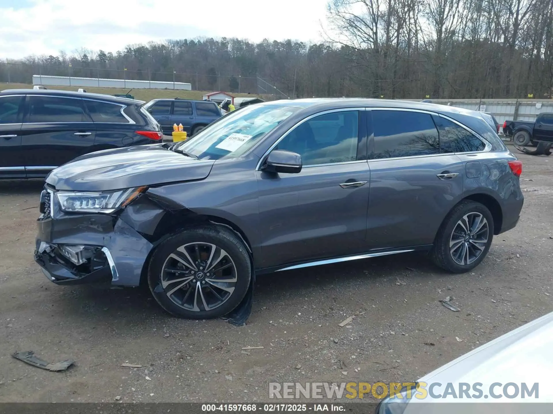 14 fotografías del automóvil dañado 5J8YD4H54LL050919 ACURA MDX 2020