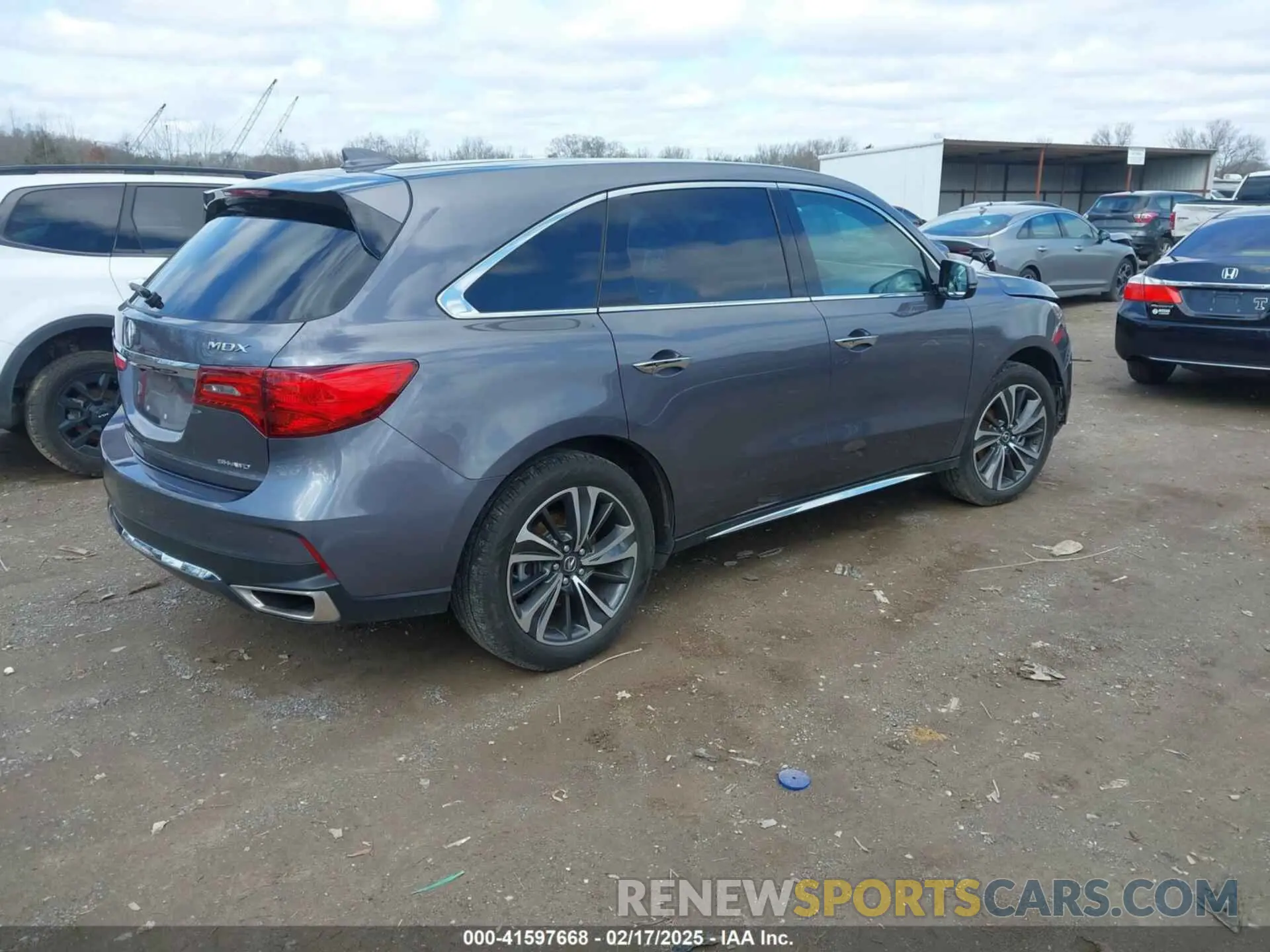 4 fotografías del automóvil dañado 5J8YD4H54LL050919 ACURA MDX 2020