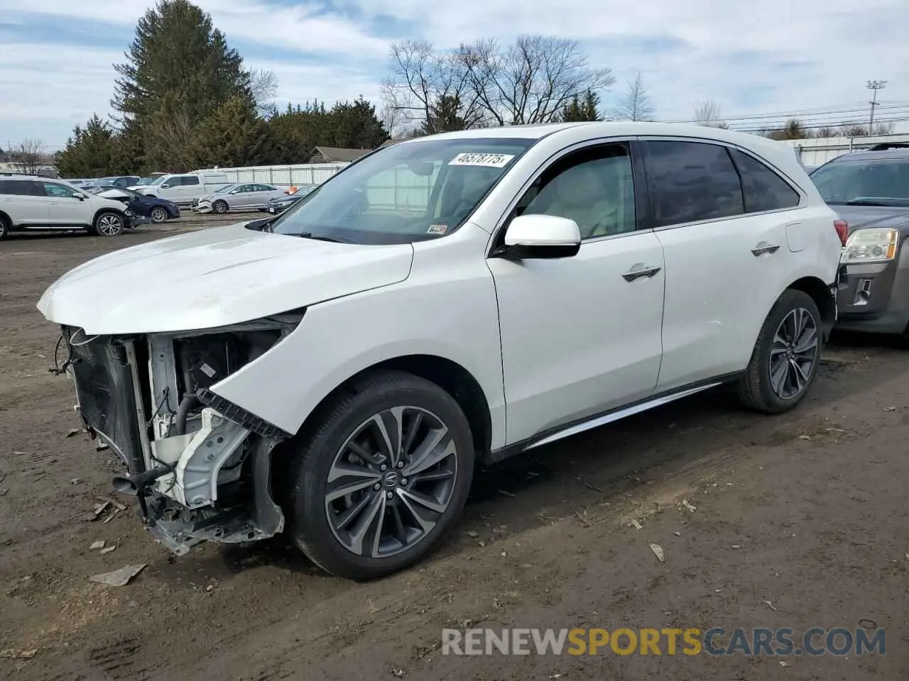 1 fotografías del automóvil dañado 5J8YD4H55LL037631 ACURA MDX 2020