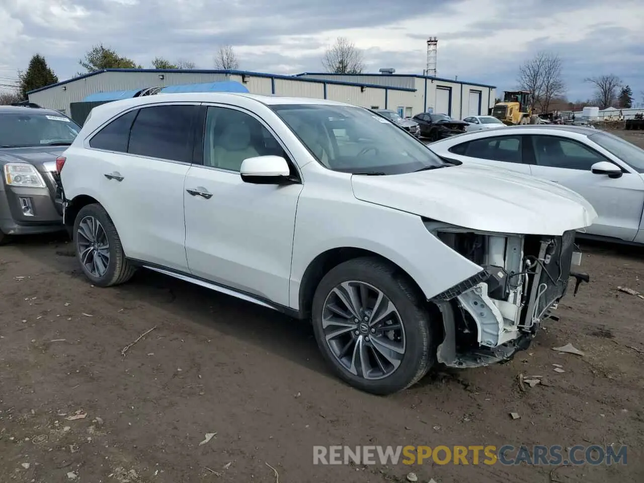 4 fotografías del automóvil dañado 5J8YD4H55LL037631 ACURA MDX 2020