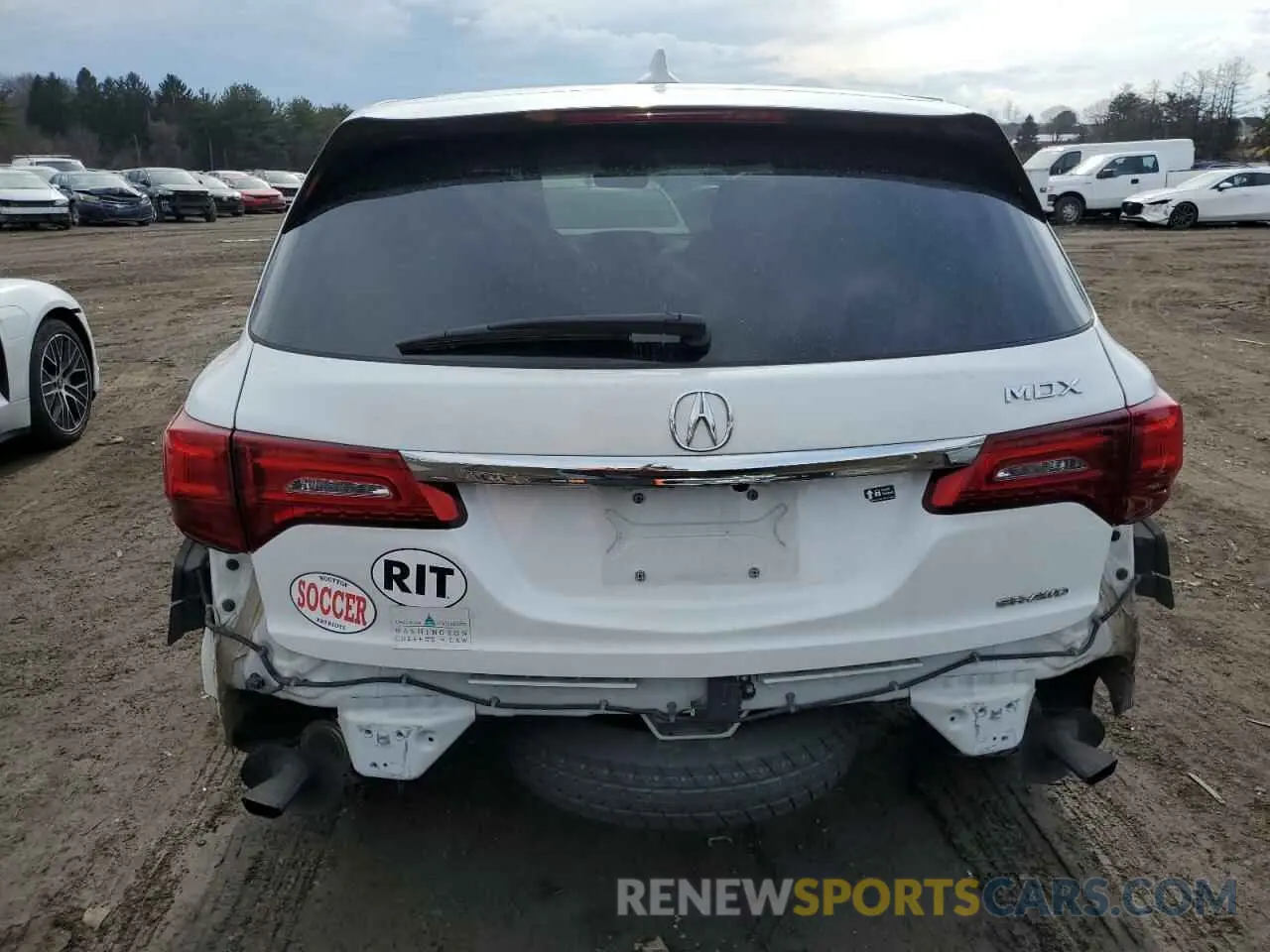6 fotografías del automóvil dañado 5J8YD4H55LL037631 ACURA MDX 2020