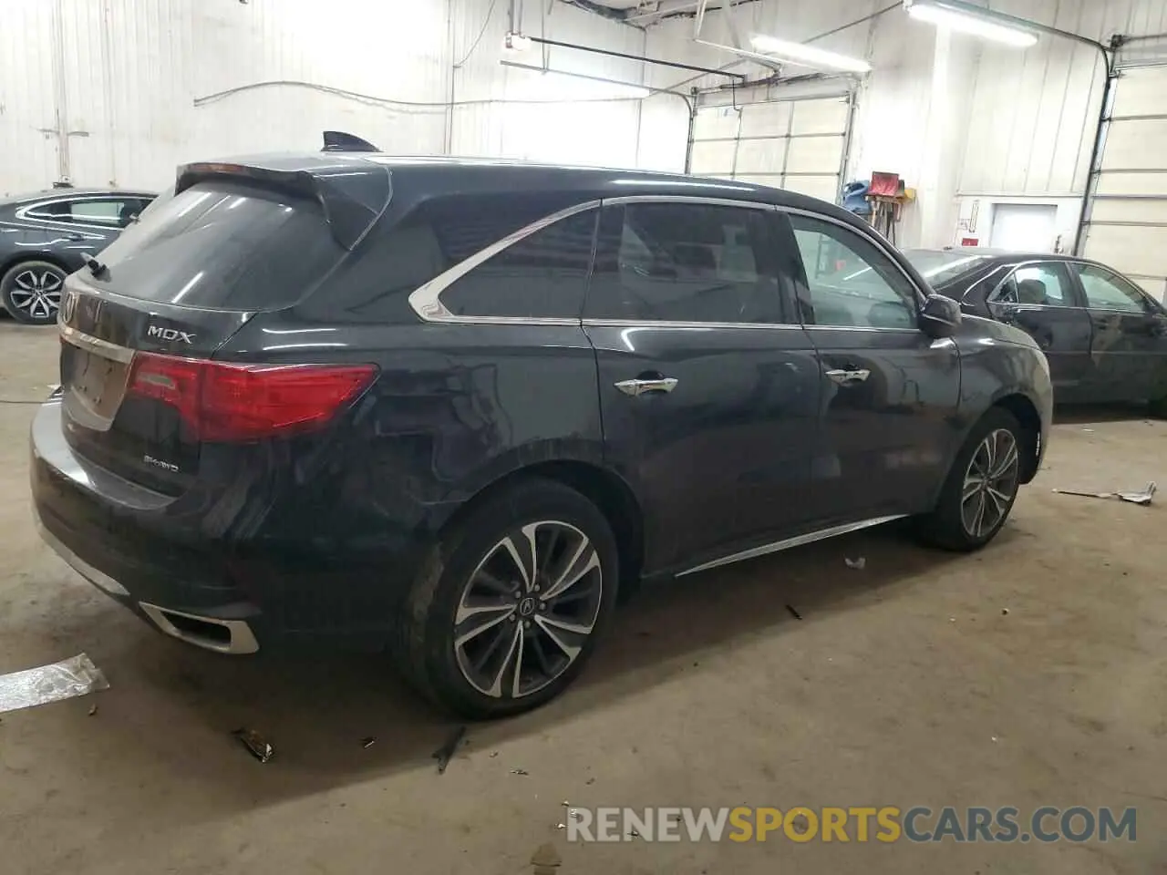3 fotografías del automóvil dañado 5J8YD4H56LL013287 ACURA MDX 2020