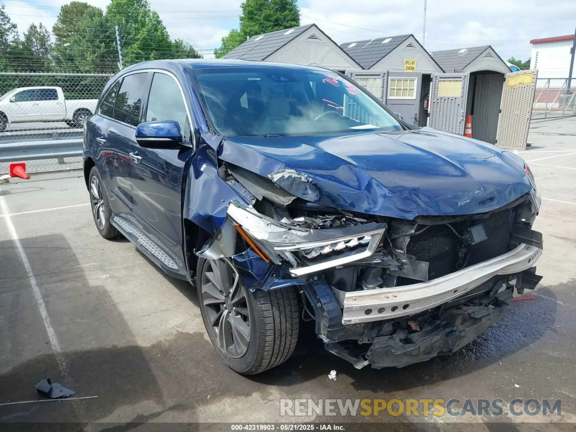 1 fotografías del automóvil dañado 5J8YD4H57LL007160 ACURA MDX 2020