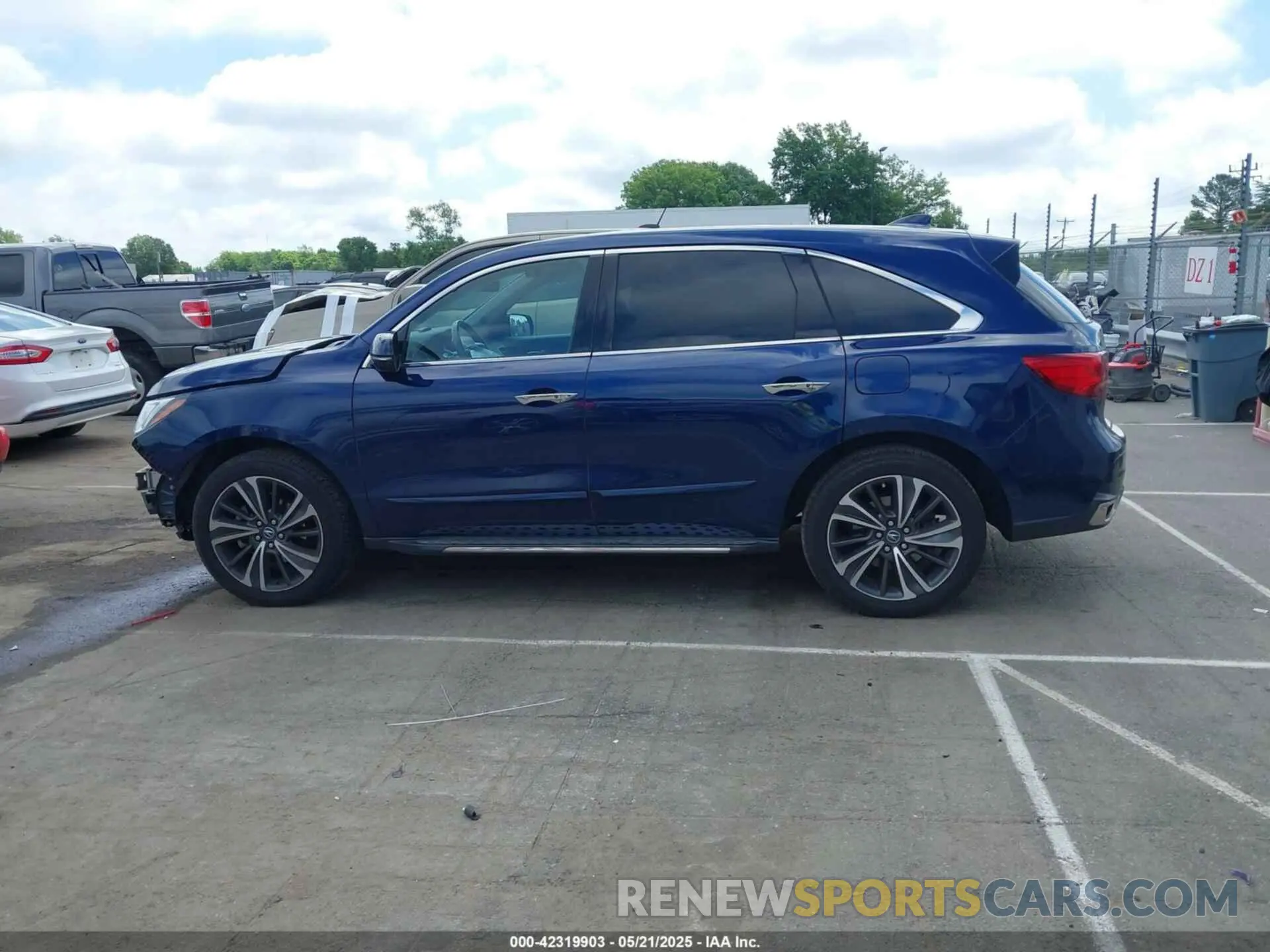 15 fotografías del automóvil dañado 5J8YD4H57LL007160 ACURA MDX 2020