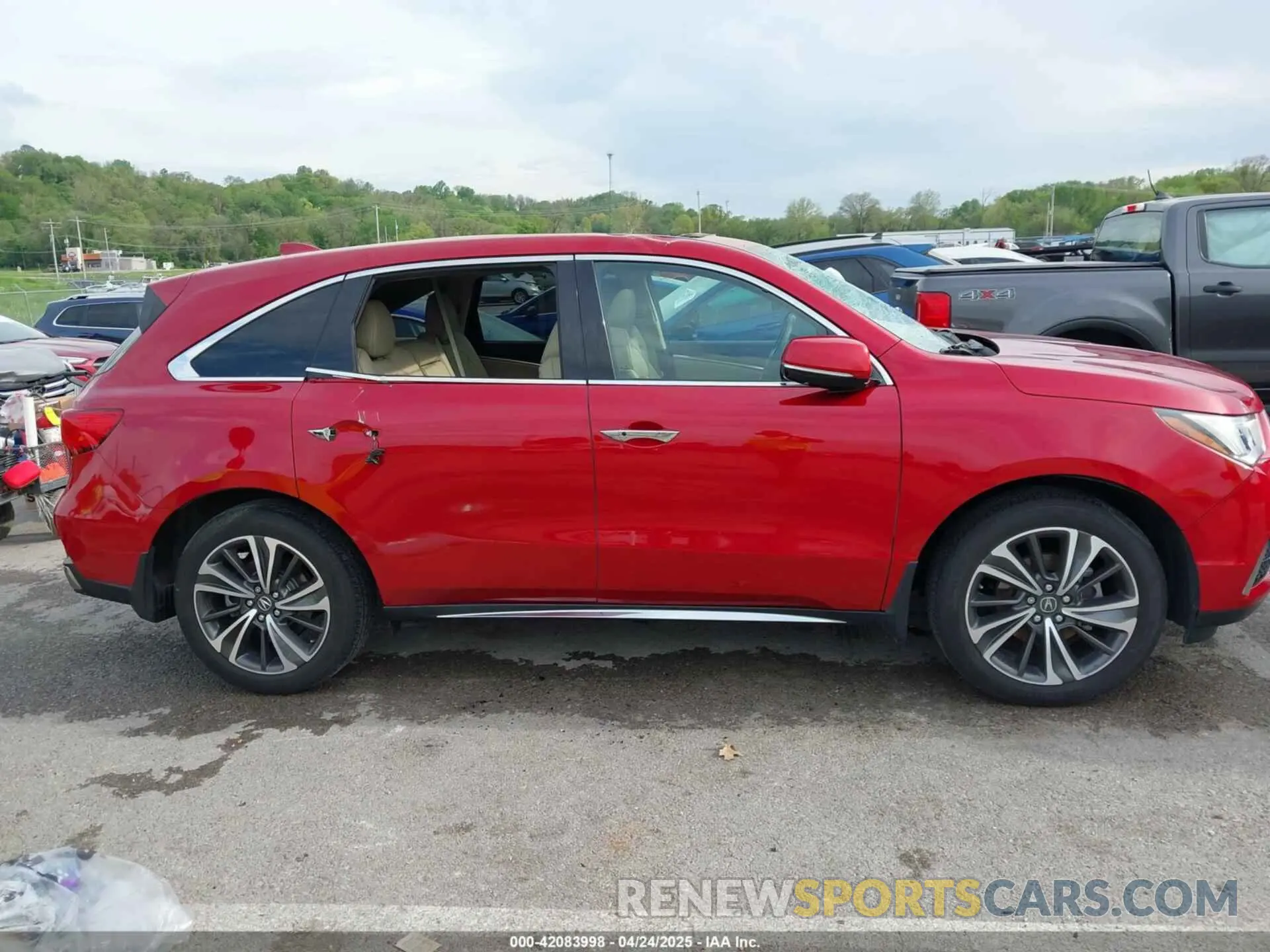 13 fotografías del automóvil dañado 5J8YD4H58LL004283 ACURA MDX 2020
