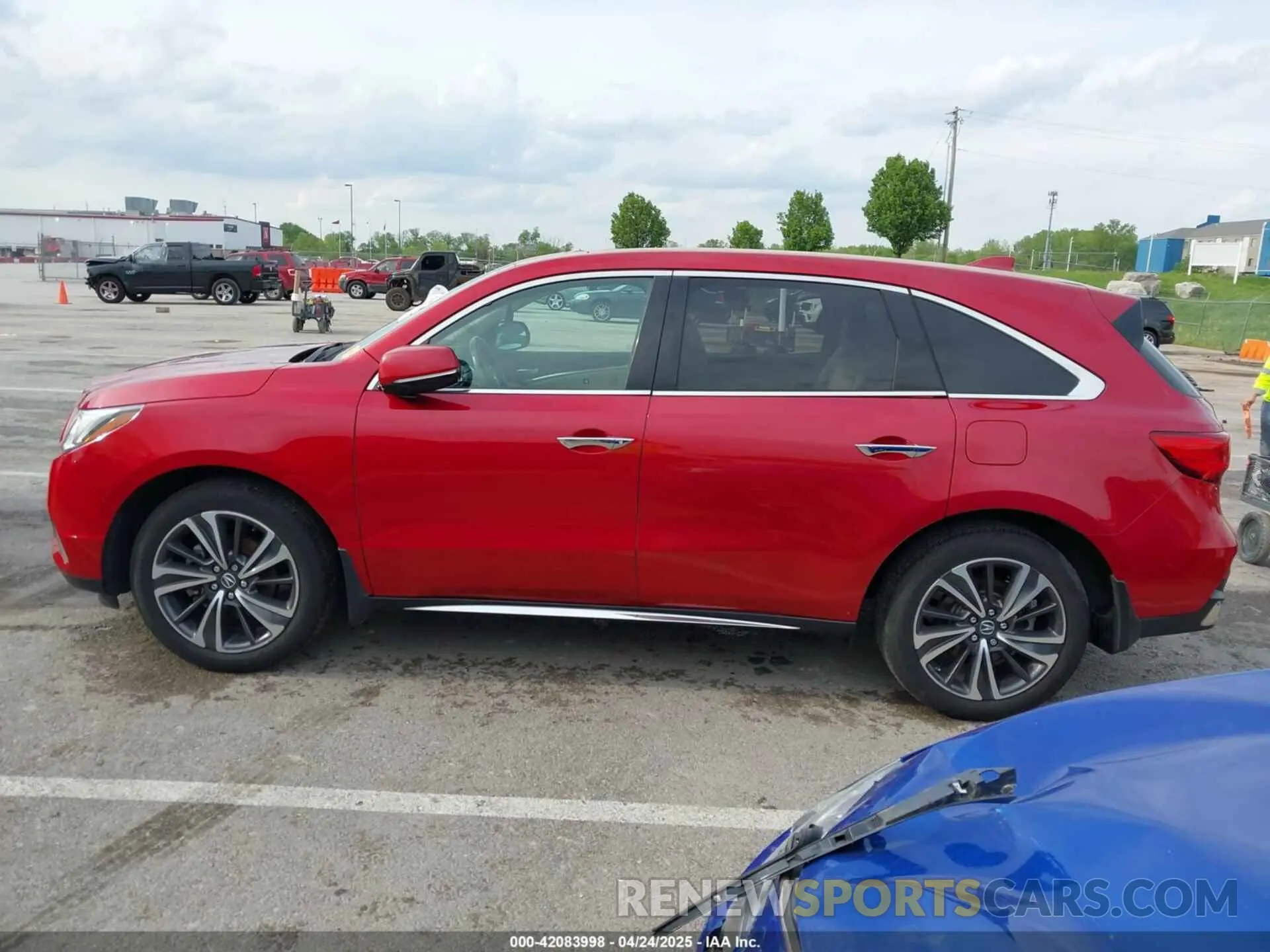 14 fotografías del automóvil dañado 5J8YD4H58LL004283 ACURA MDX 2020