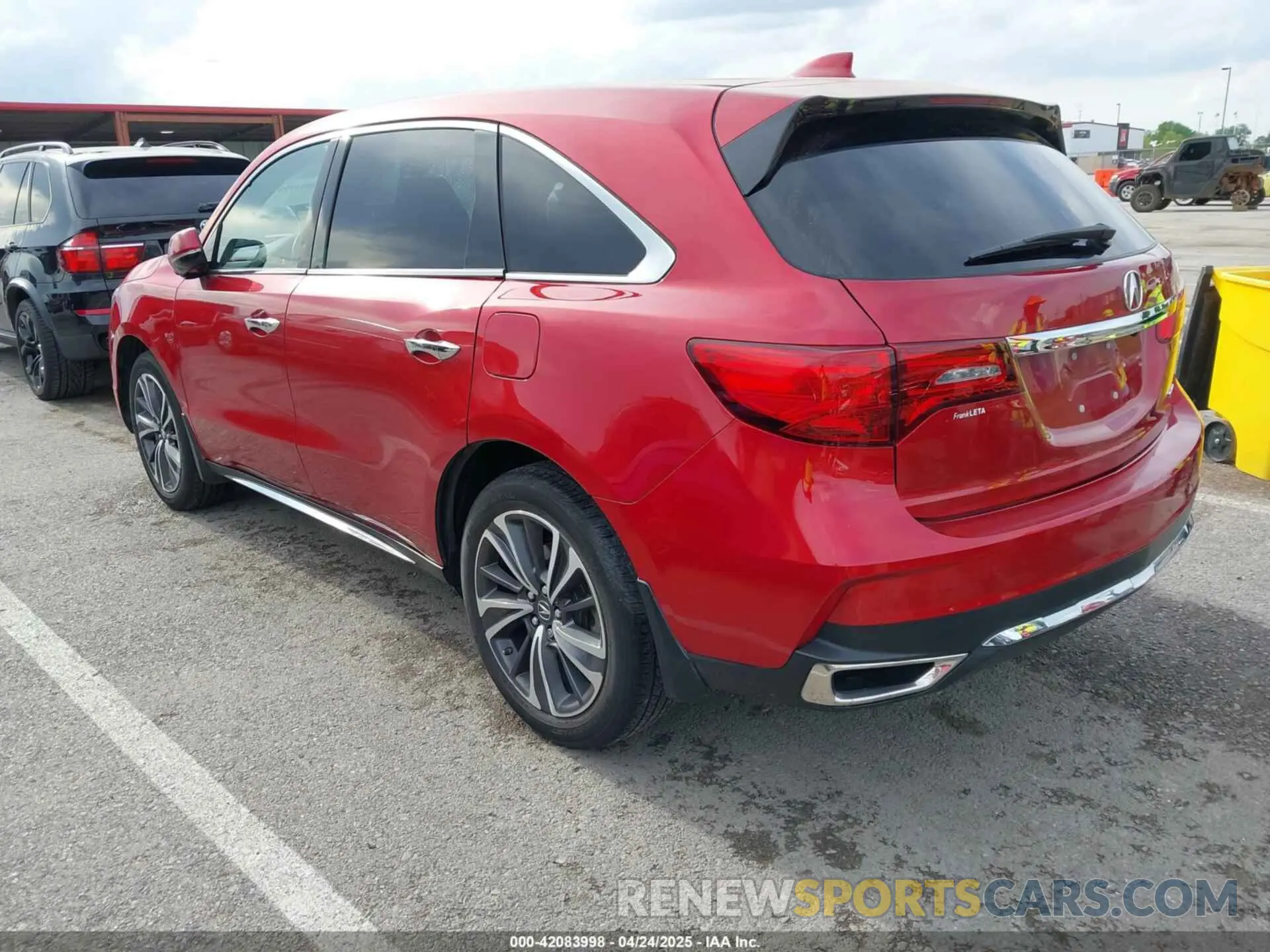 3 fotografías del automóvil dañado 5J8YD4H58LL004283 ACURA MDX 2020