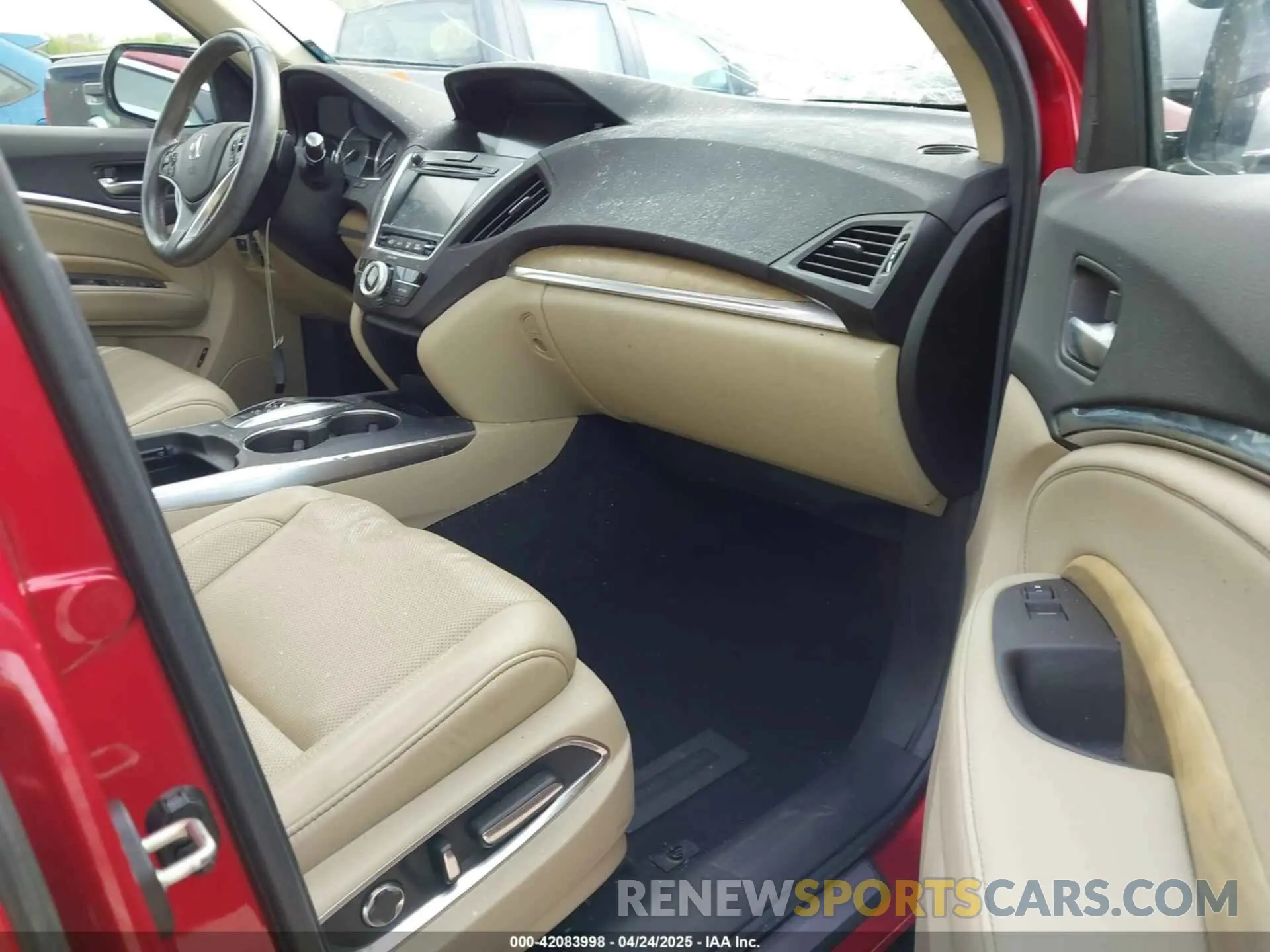 5 fotografías del automóvil dañado 5J8YD4H58LL004283 ACURA MDX 2020