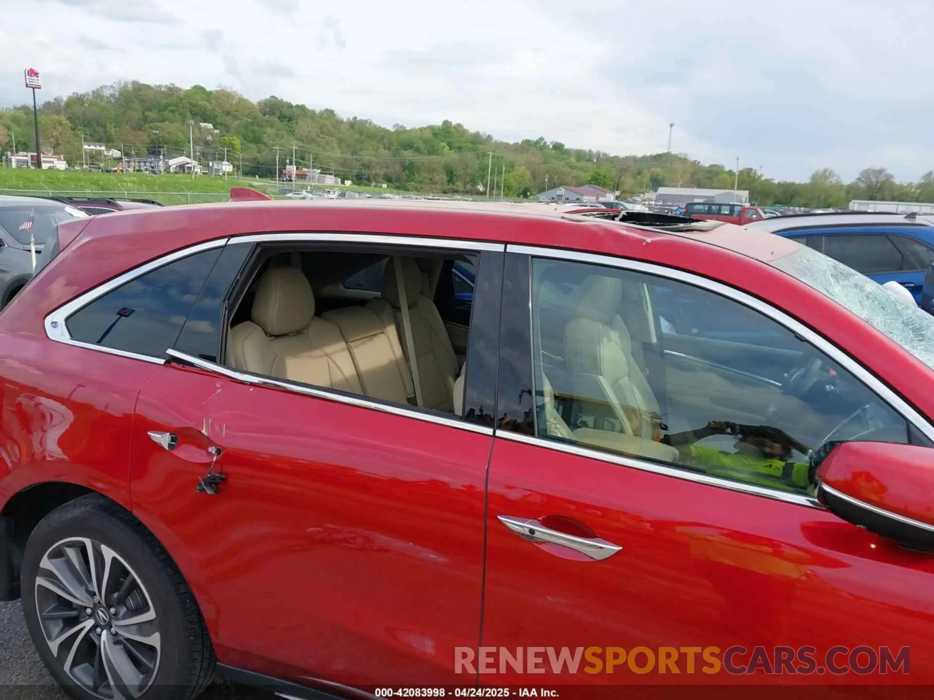 6 fotografías del automóvil dañado 5J8YD4H58LL004283 ACURA MDX 2020