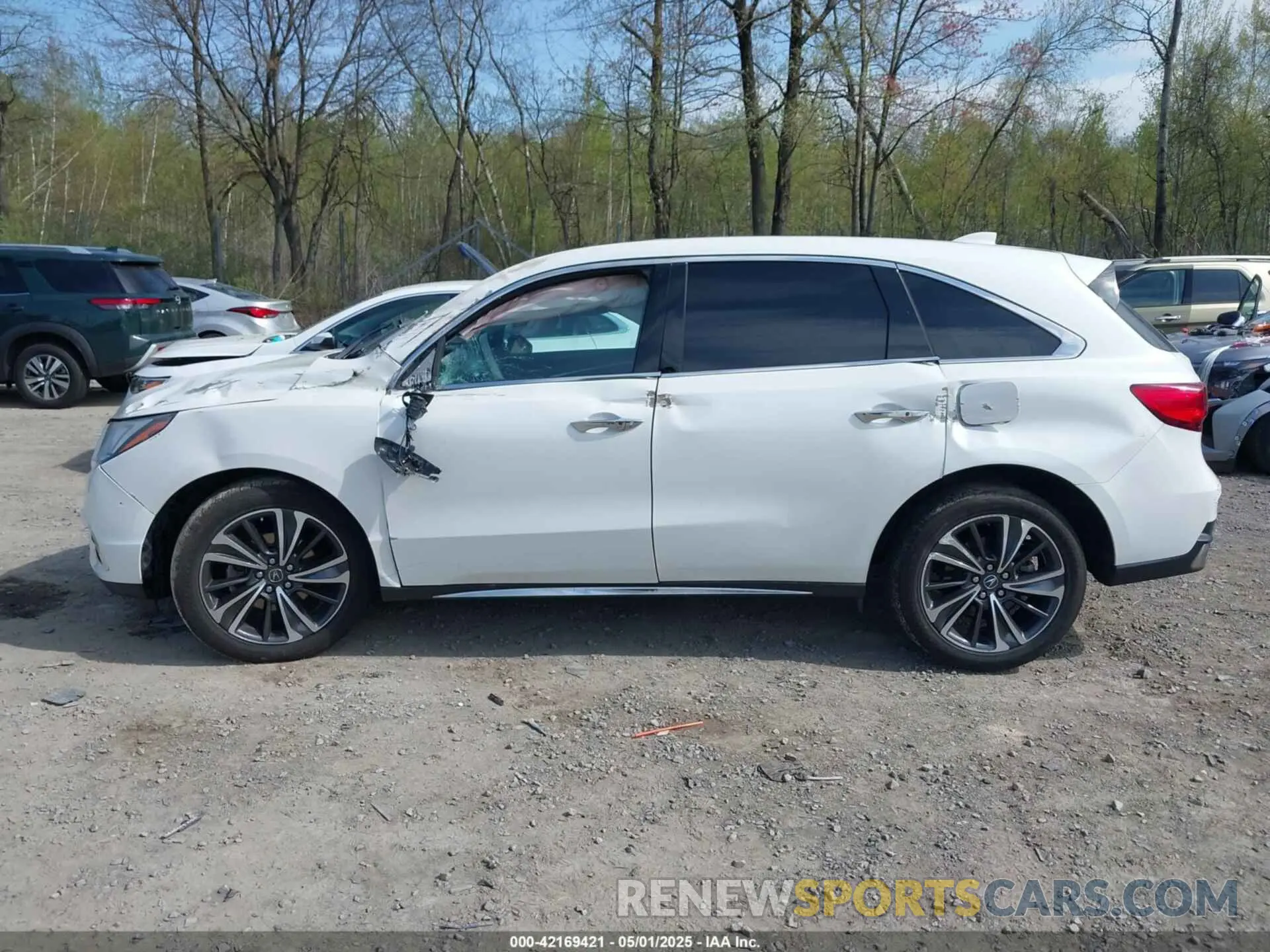 13 fotografías del automóvil dañado 5J8YD4H59LL002350 ACURA MDX 2020