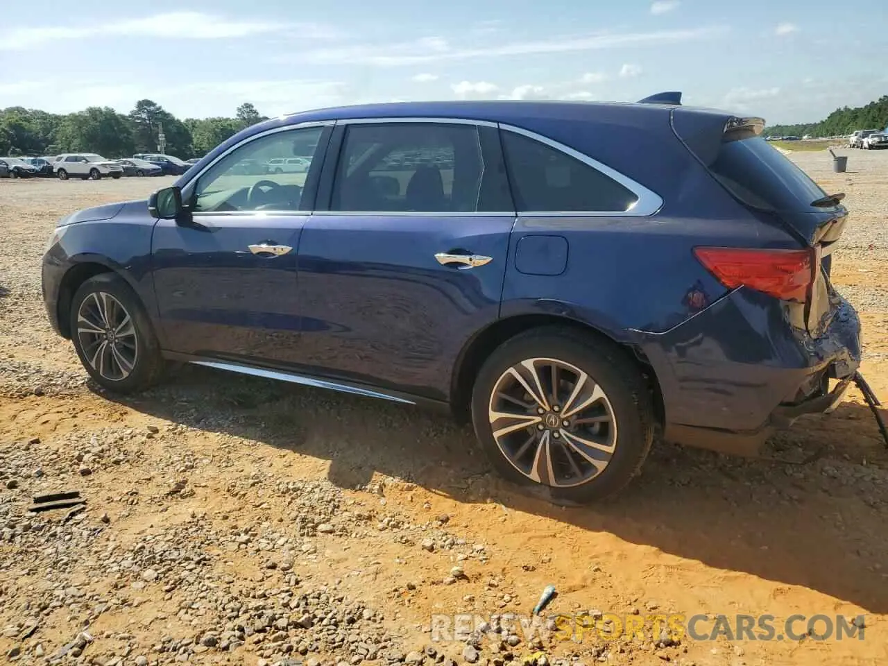 2 fotografías del automóvil dañado 5J8YD4H5XLL017083 ACURA MDX 2020