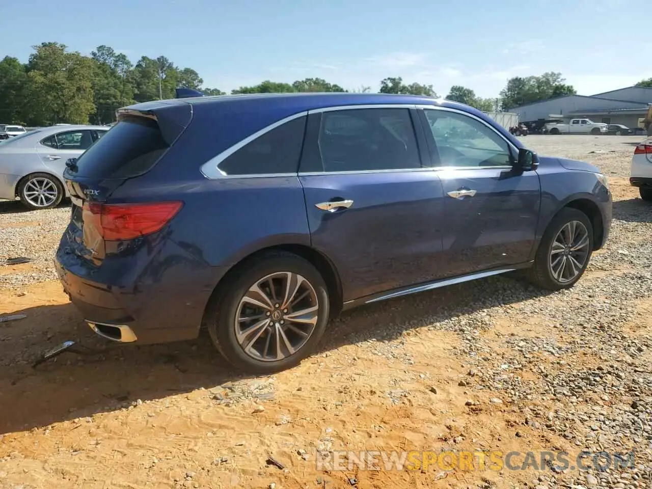 3 fotografías del automóvil dañado 5J8YD4H5XLL017083 ACURA MDX 2020