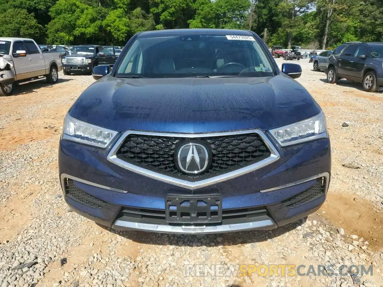 5 fotografías del automóvil dañado 5J8YD4H5XLL017083 ACURA MDX 2020