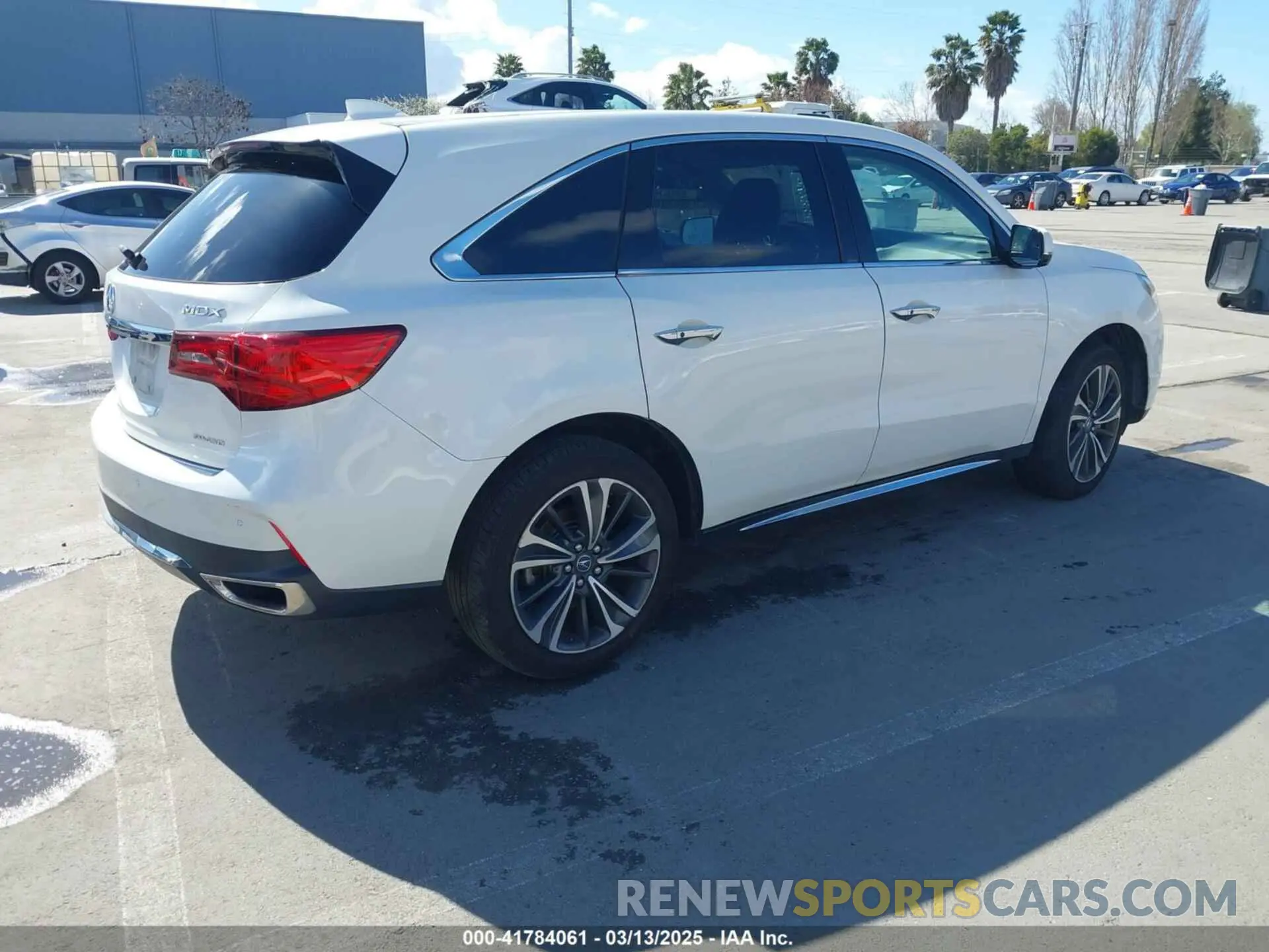 4 fotografías del automóvil dañado 5J8YD4H5XLL027919 ACURA MDX 2020