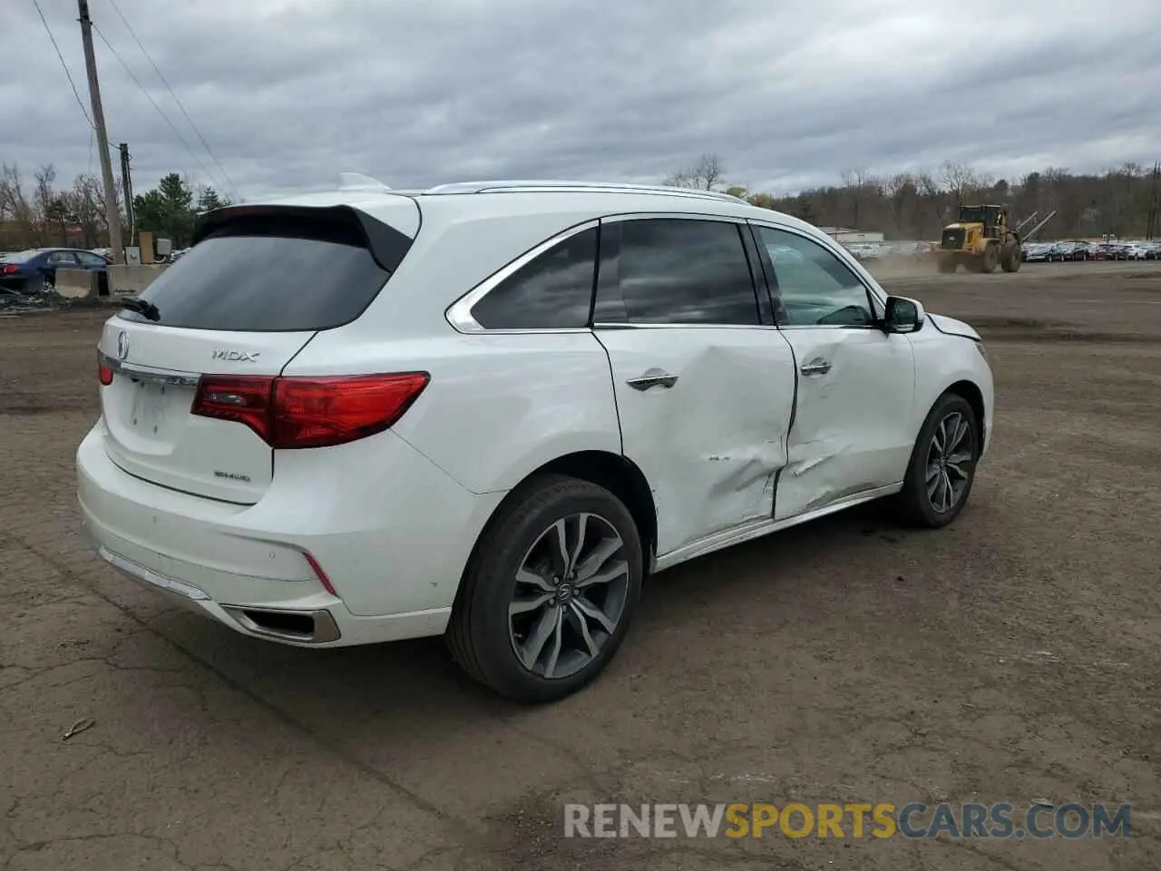 3 fotografías del automóvil dañado 5J8YD4H85LL031841 ACURA MDX 2020