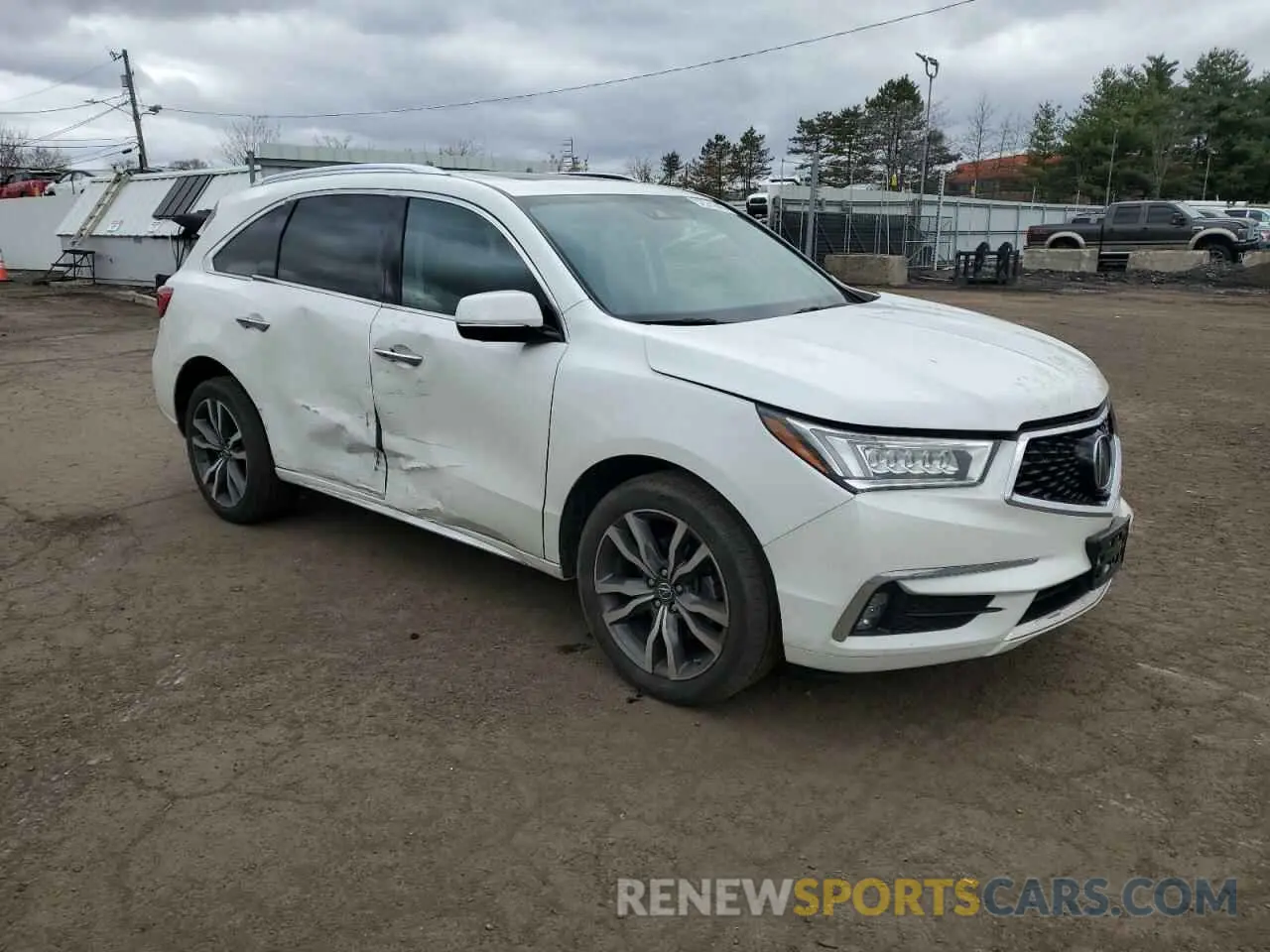 4 fotografías del automóvil dañado 5J8YD4H85LL031841 ACURA MDX 2020