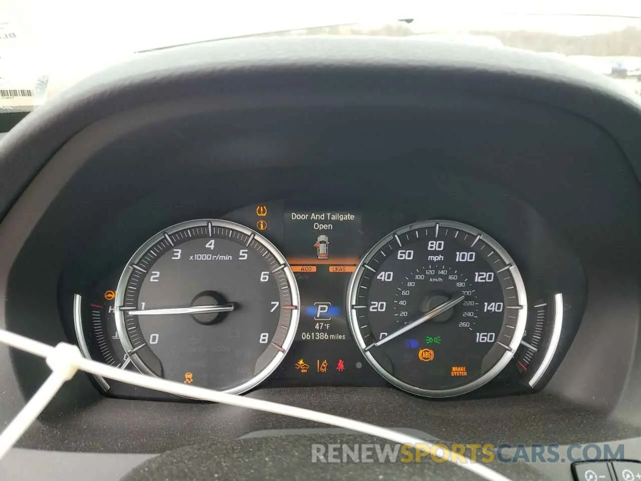 9 fotografías del automóvil dañado 5J8YD4H85LL031841 ACURA MDX 2020