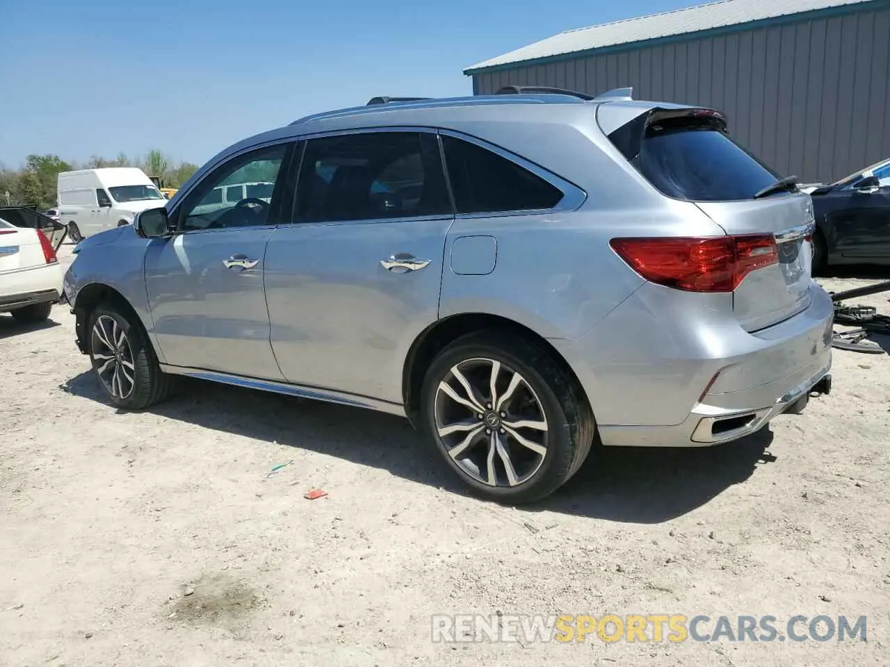 2 fotografías del automóvil dañado 5J8YD4H97LL012457 ACURA MDX 2020