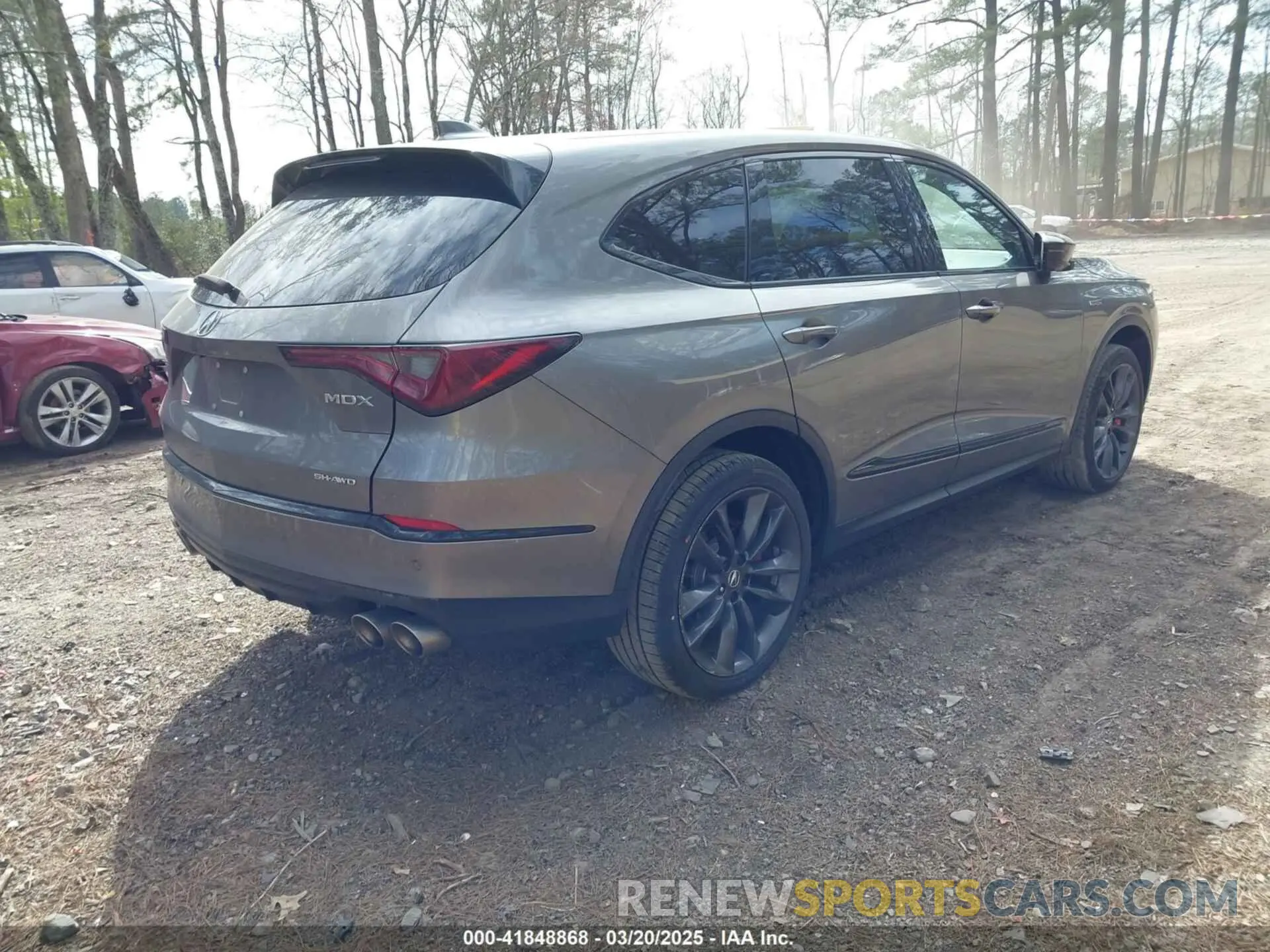 4 fotografías del automóvil dañado 5J8YD8H98NL002904 ACURA MDX 2022