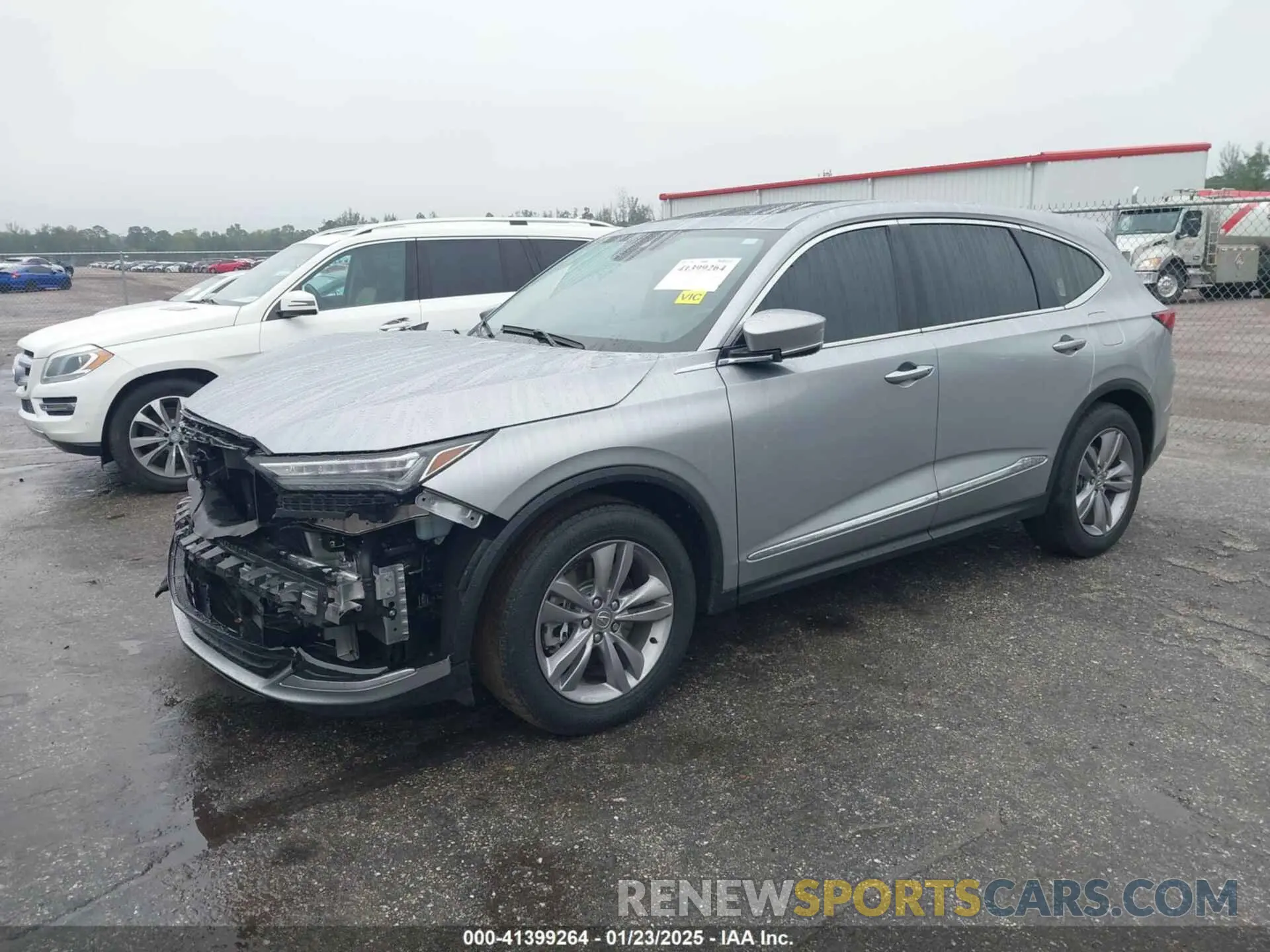 2 fotografías del automóvil dañado 5J8YD9H36NL006581 ACURA MDX 2022