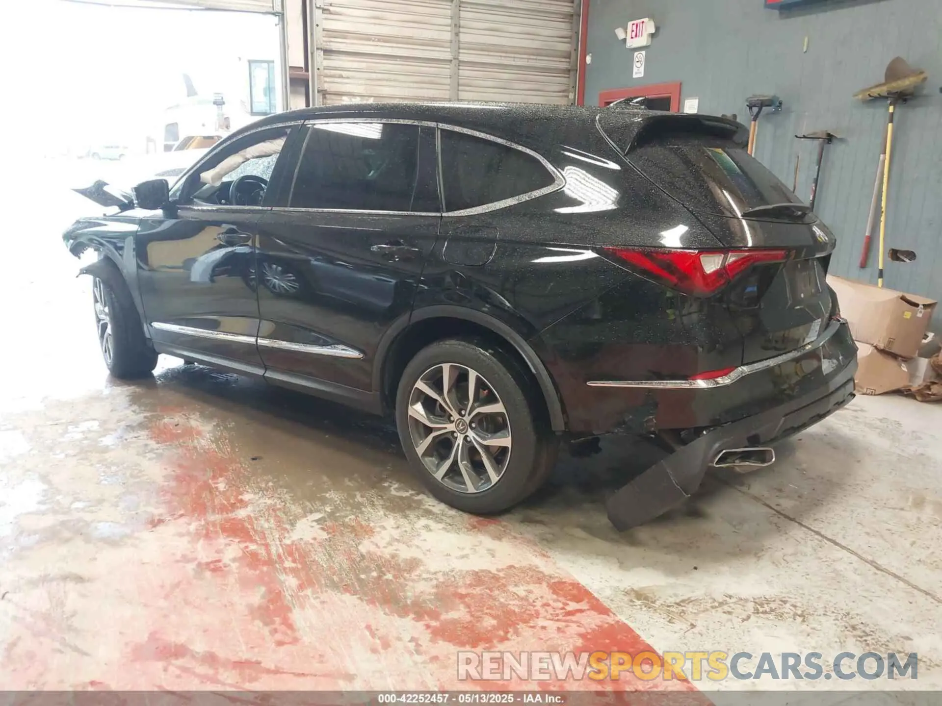 3 fotografías del automóvil dañado 5J8YD9H40NL011459 ACURA MDX 2022