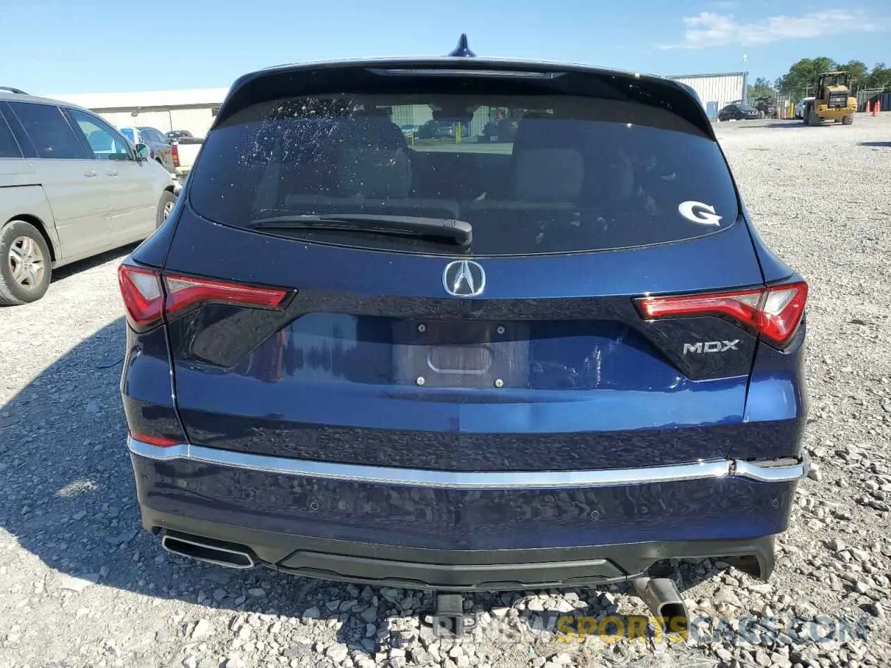 6 fotografías del automóvil dañado 5J8YD9H41NL001586 ACURA MDX 2022