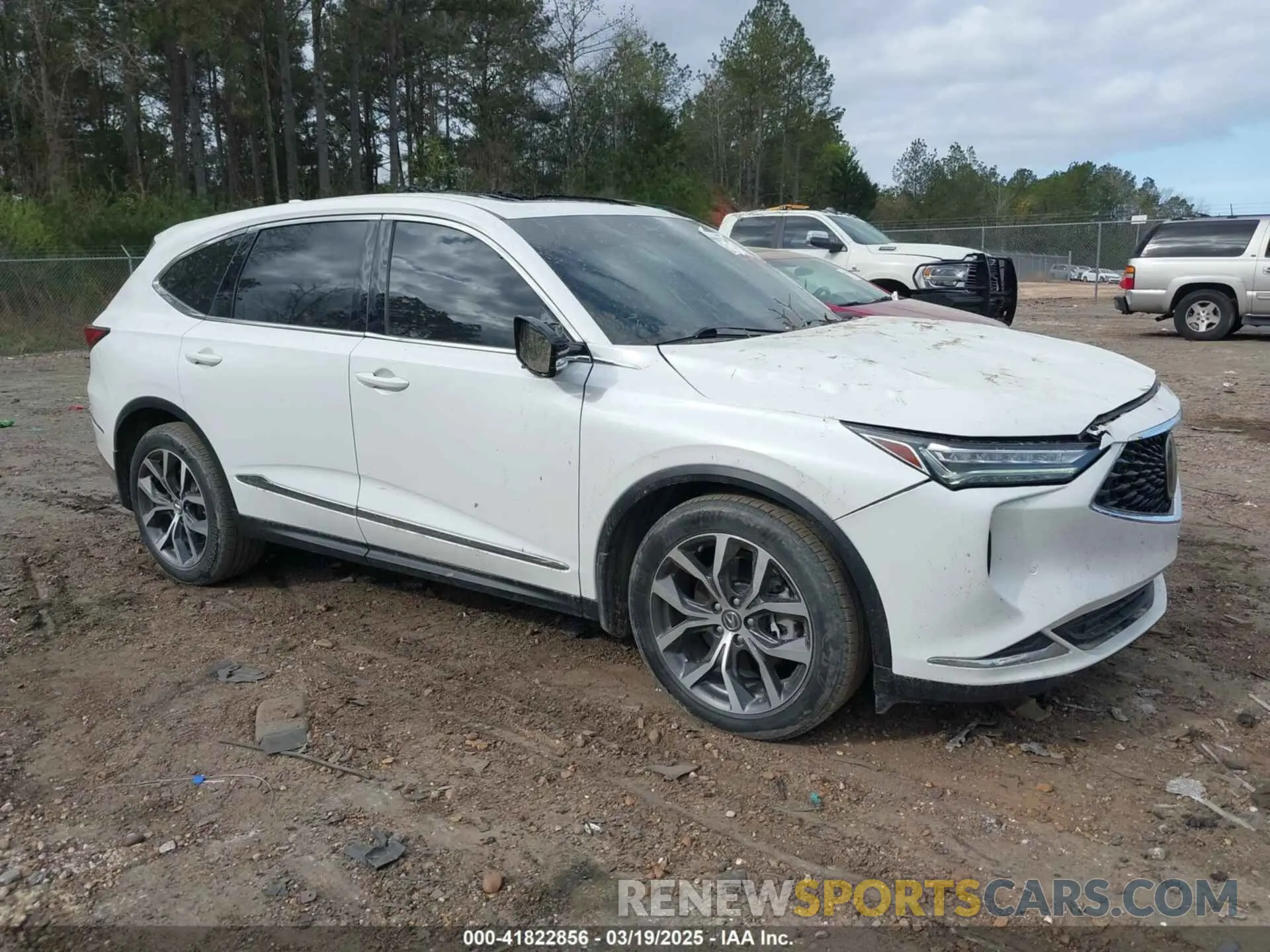 1 fotografías del automóvil dañado 5J8YD9H41NL012345 ACURA MDX 2022