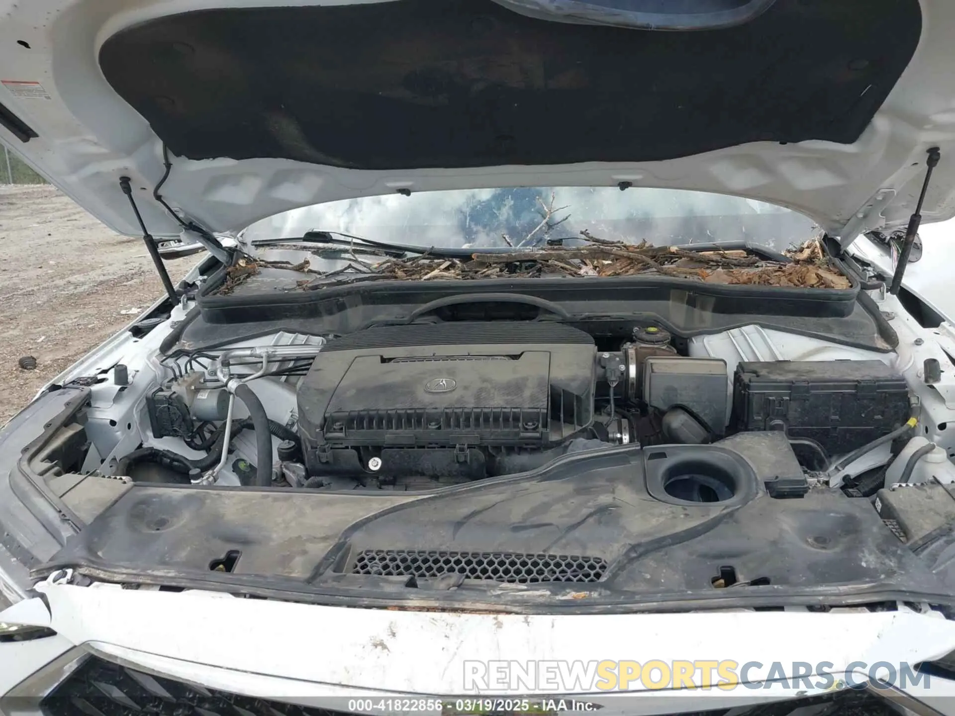 10 fotografías del automóvil dañado 5J8YD9H41NL012345 ACURA MDX 2022
