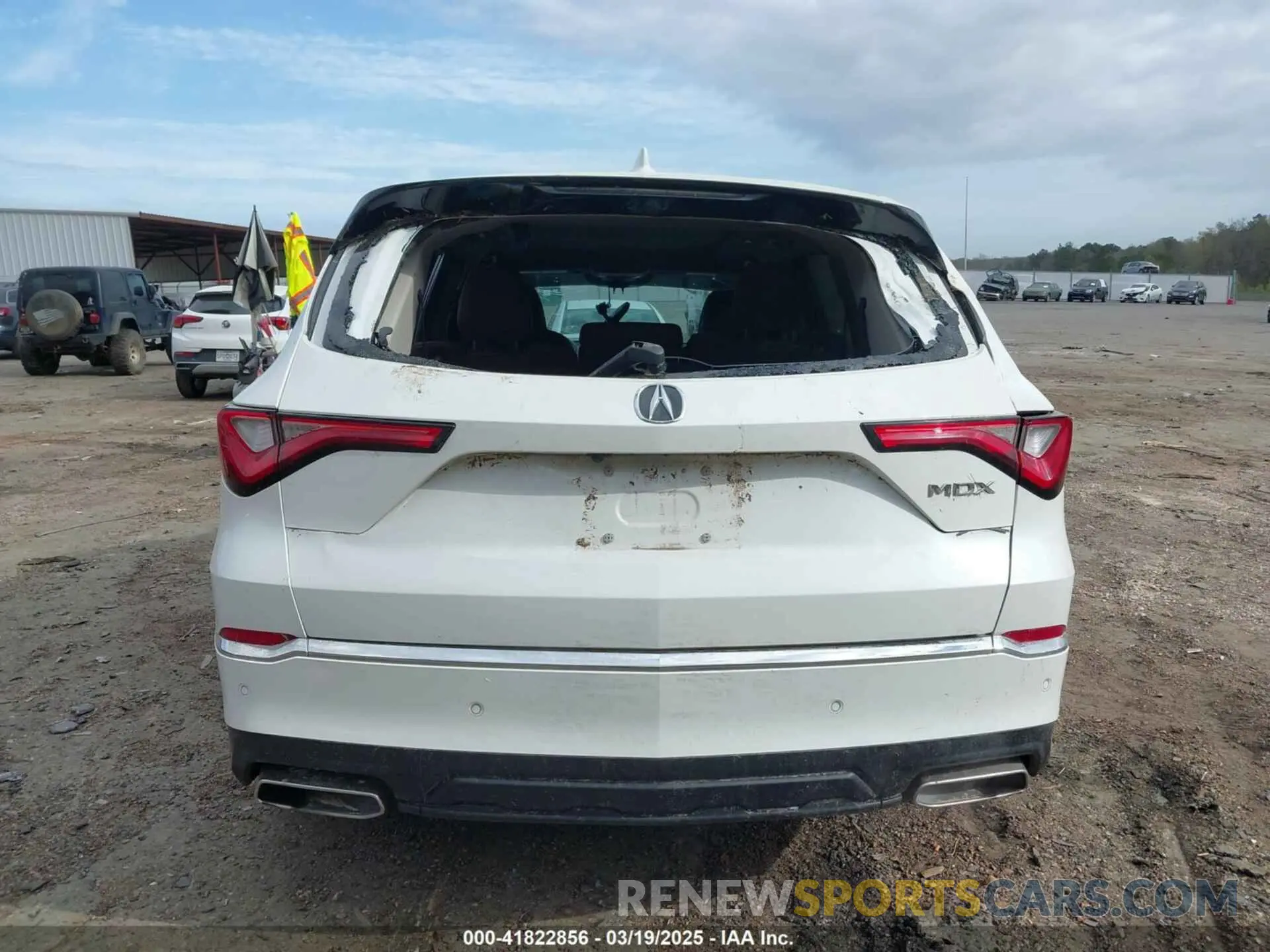16 fotografías del automóvil dañado 5J8YD9H41NL012345 ACURA MDX 2022