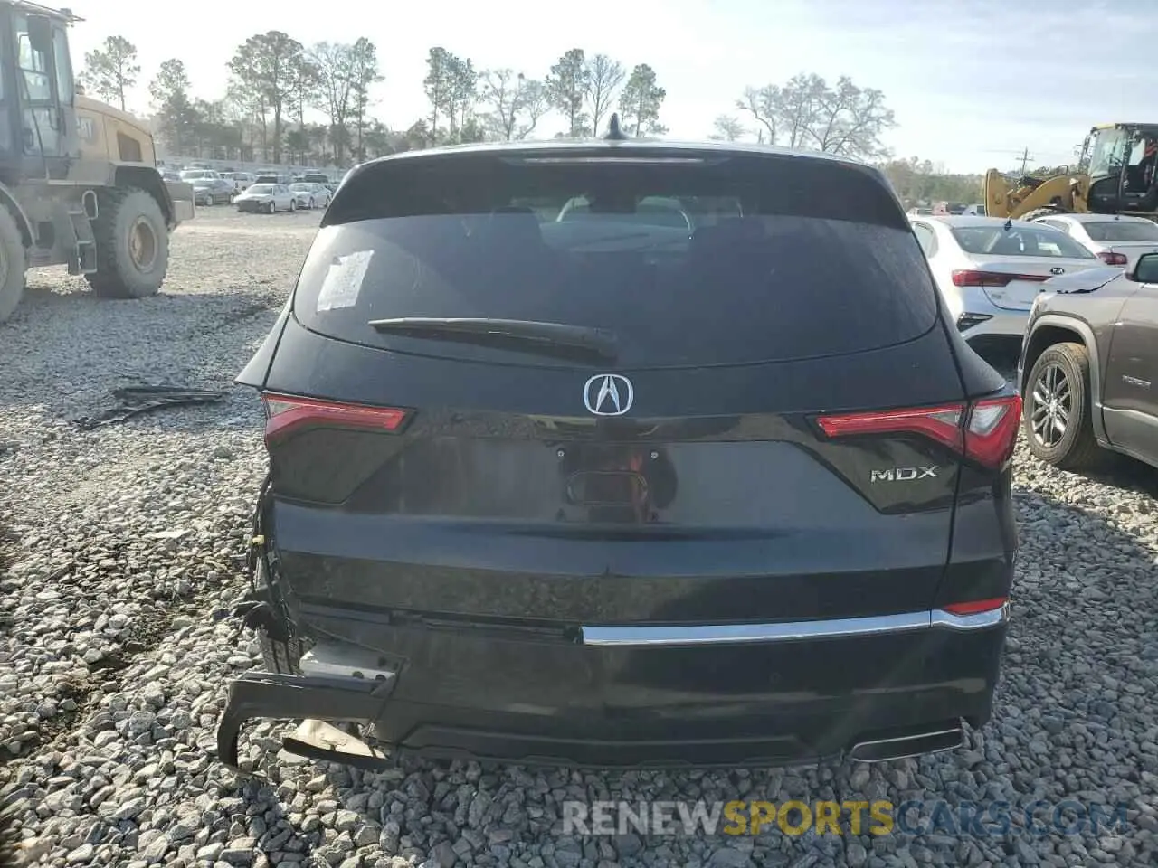 6 fotografías del automóvil dañado 5J8YD9H42NL010491 ACURA MDX 2022