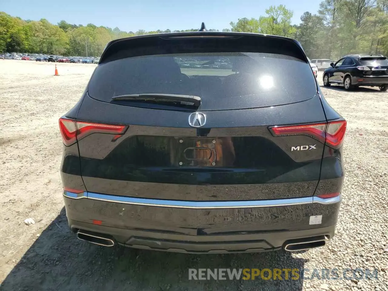 6 fotografías del automóvil dañado 5J8YD9H44NL001310 ACURA MDX 2022