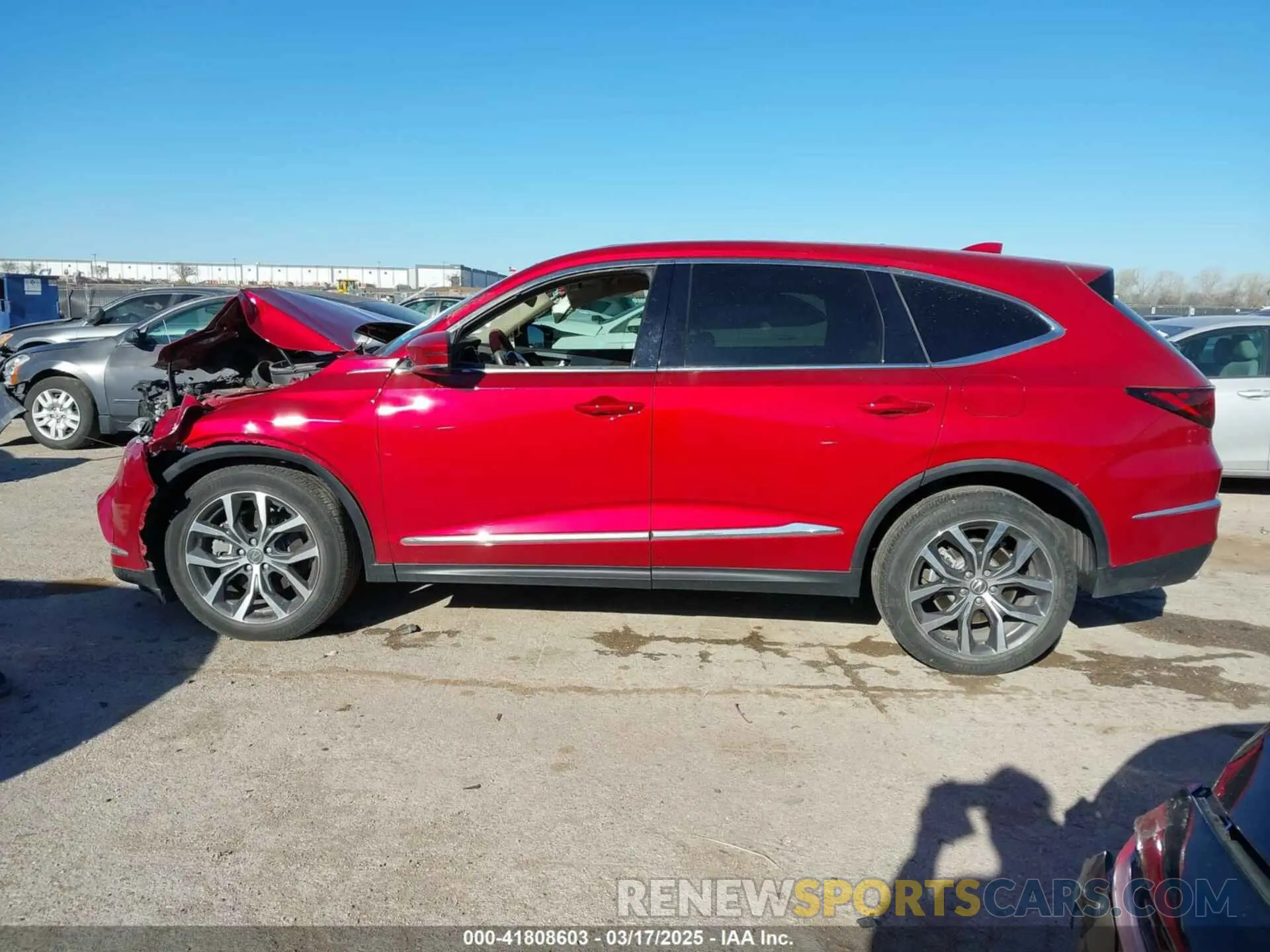14 fotografías del automóvil dañado 5J8YD9H49NL002095 ACURA MDX 2022