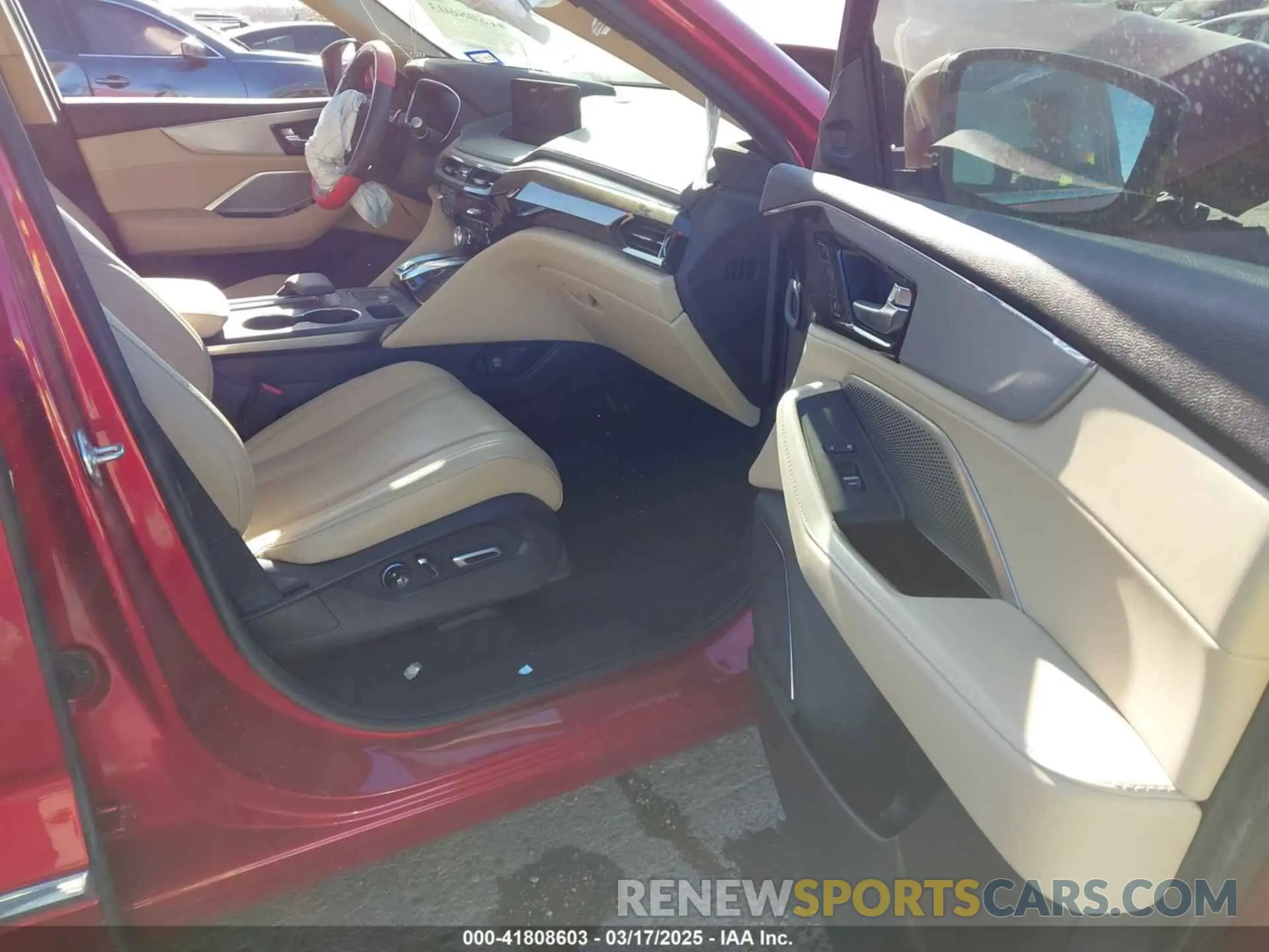 5 fotografías del automóvil dañado 5J8YD9H49NL002095 ACURA MDX 2022