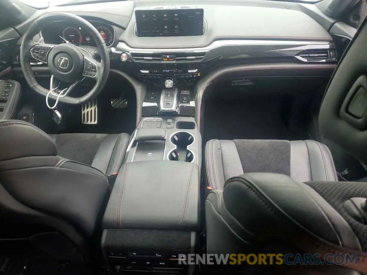 8 fotografías del automóvil dañado 5J8YE1H00NL047759 ACURA MDX 2022