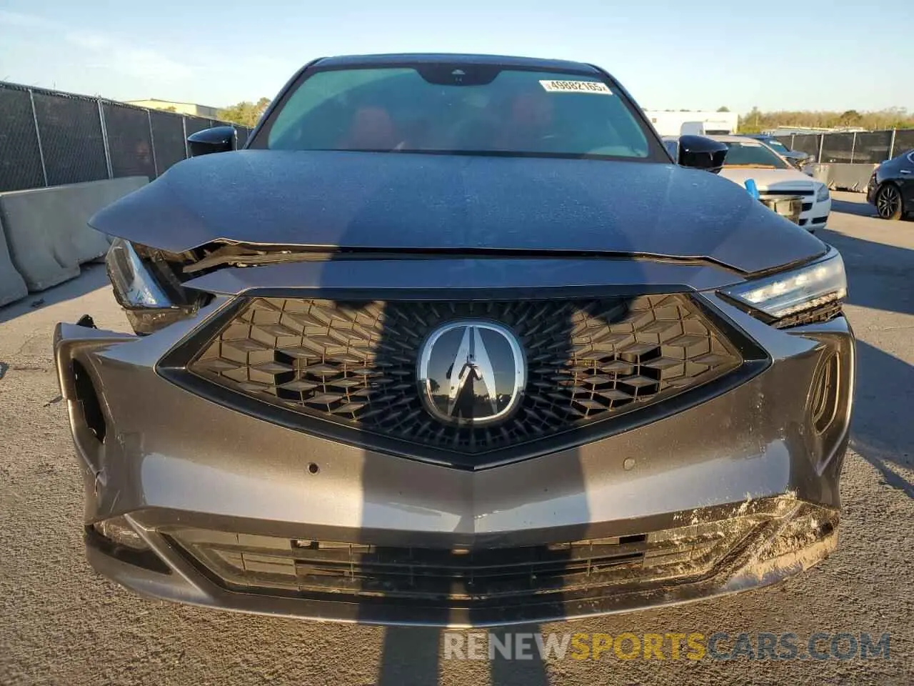 5 fotografías del automóvil dañado 5J8YE1H01NL019968 ACURA MDX 2022