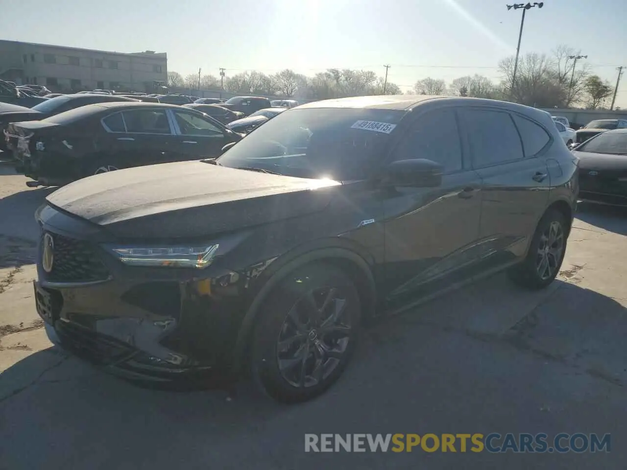 1 fotografías del automóvil dañado 5J8YE1H02NL033300 ACURA MDX 2022