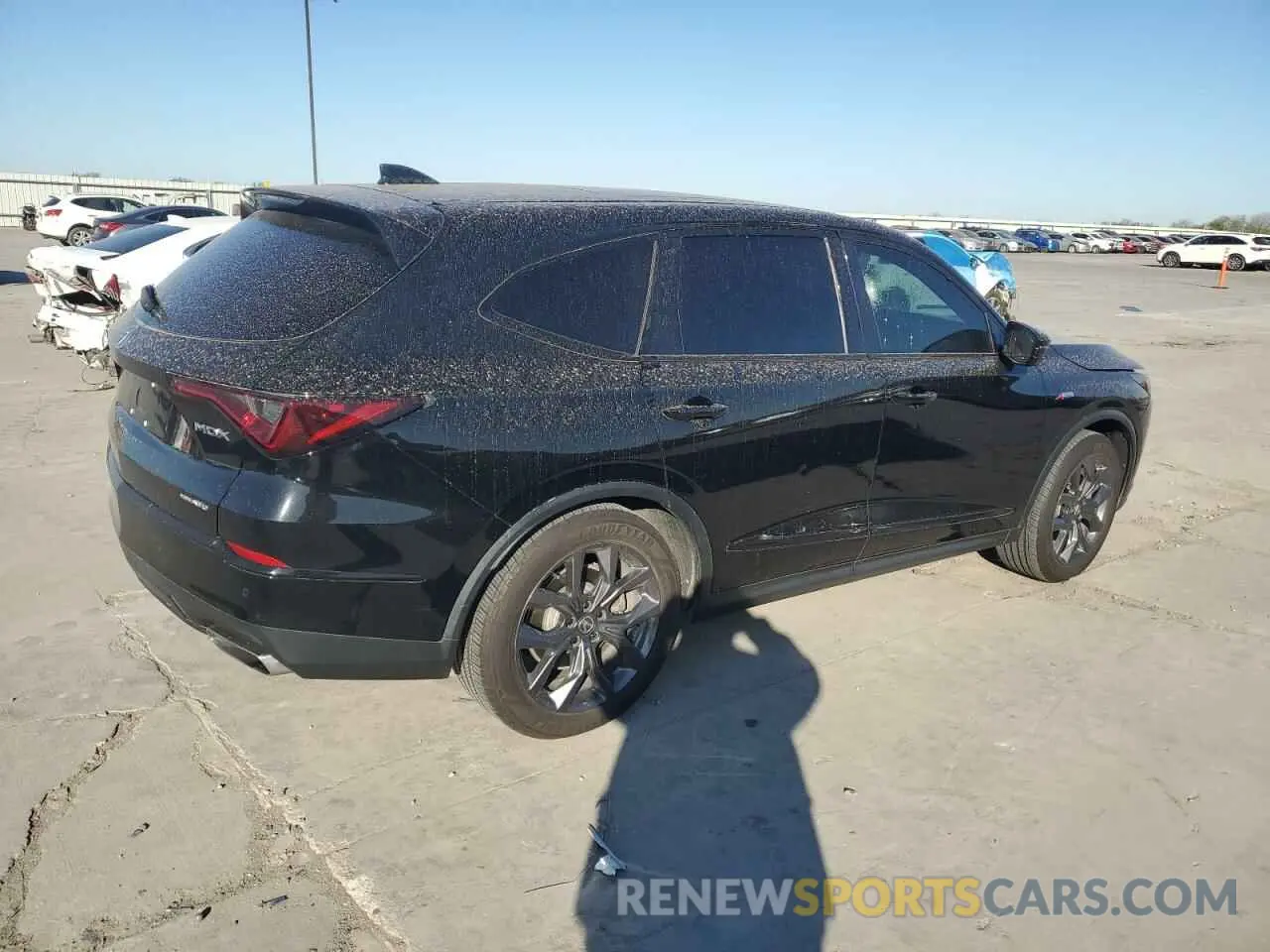 3 fotografías del automóvil dañado 5J8YE1H02NL033300 ACURA MDX 2022