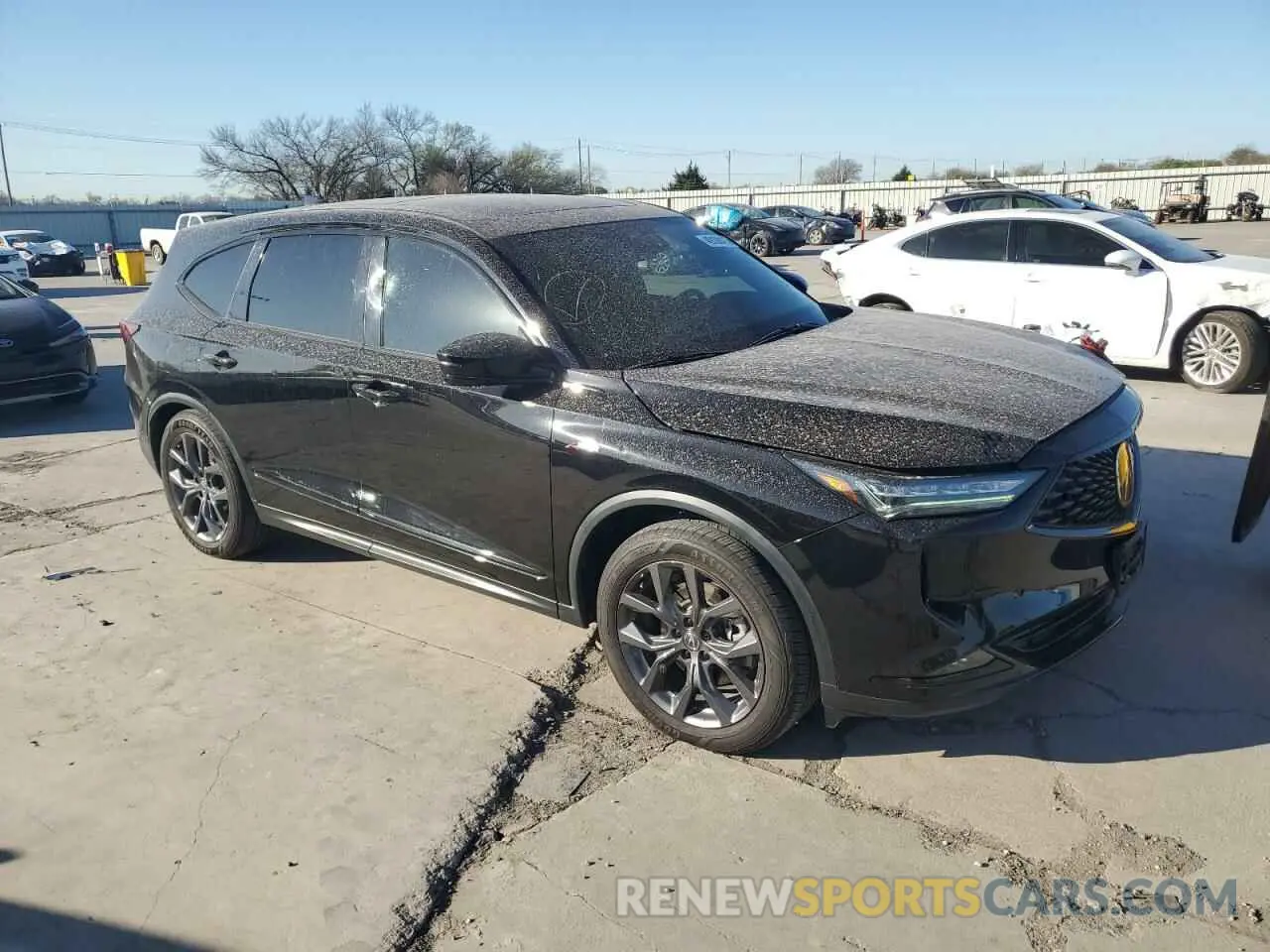 4 fotografías del automóvil dañado 5J8YE1H02NL033300 ACURA MDX 2022