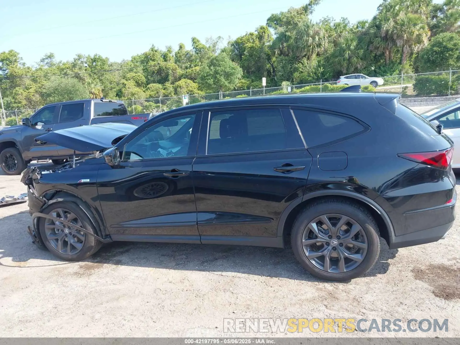 14 fotografías del automóvil dañado 5J8YE1H02NL044992 ACURA MDX 2022
